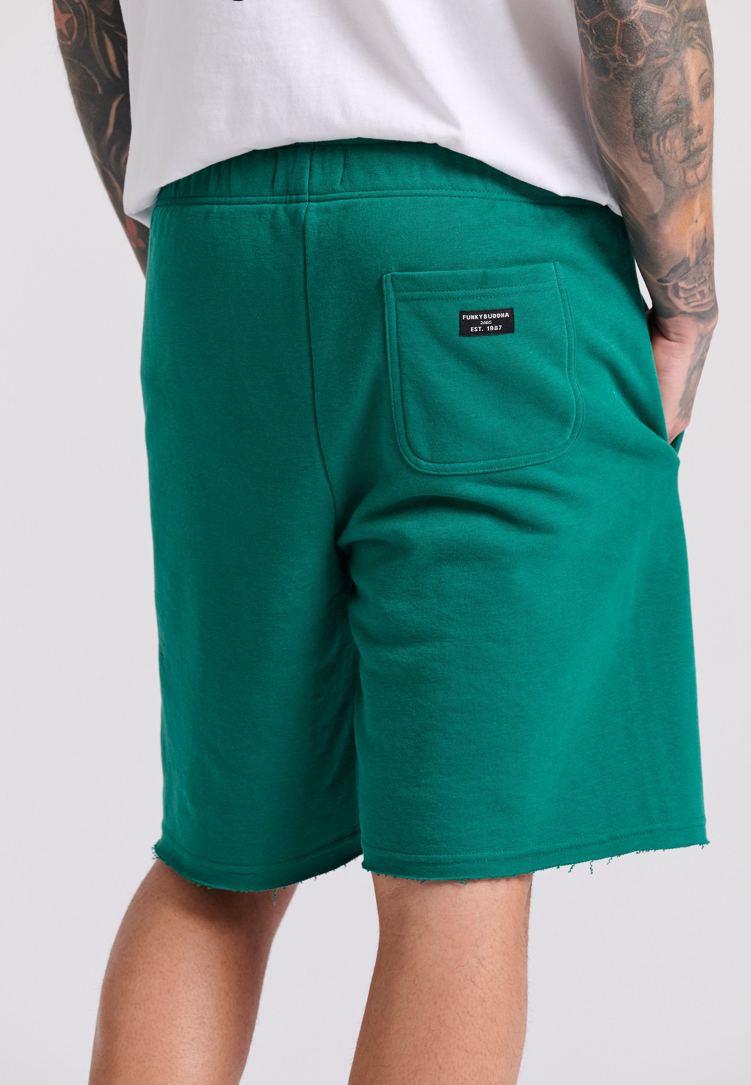 Men's Shorts Funky Buddha Green