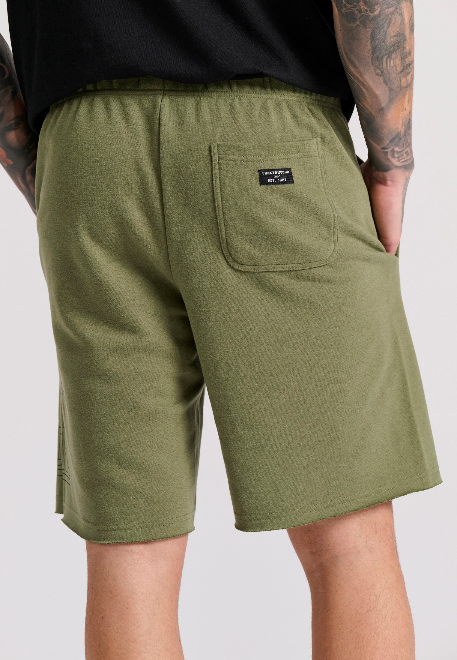 Men's Shorts Funky Buddha Khaki