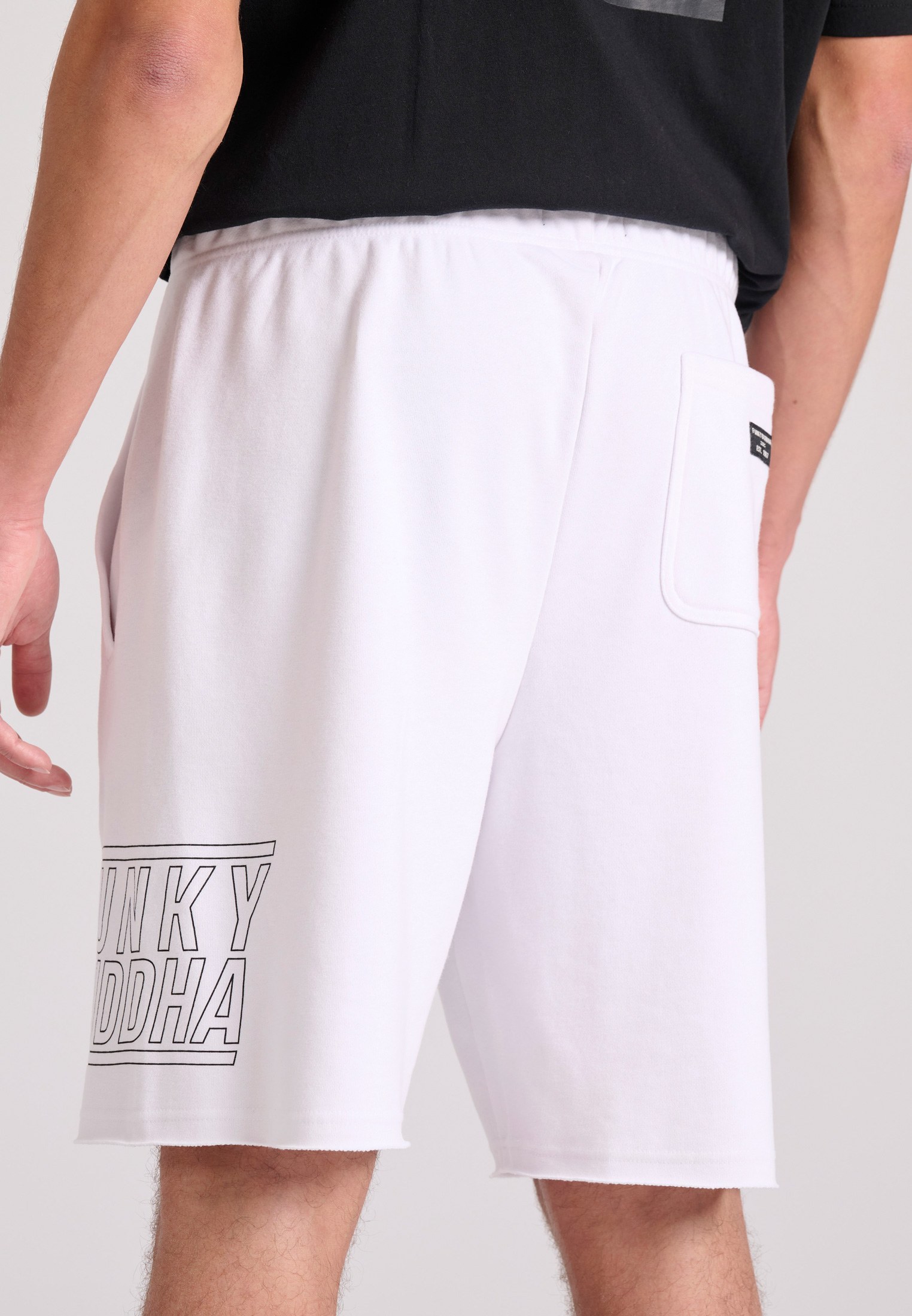 Men's Shorts Funky Buddha White