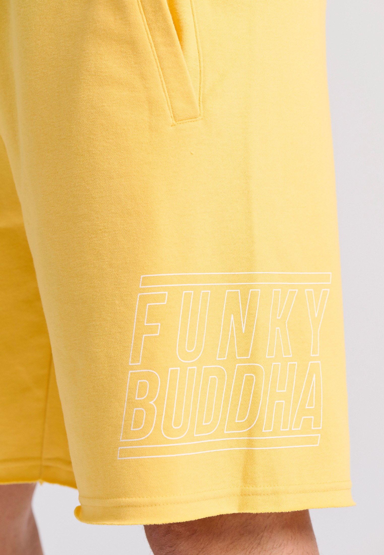 Men's Shorts Funky Buddha Yellow