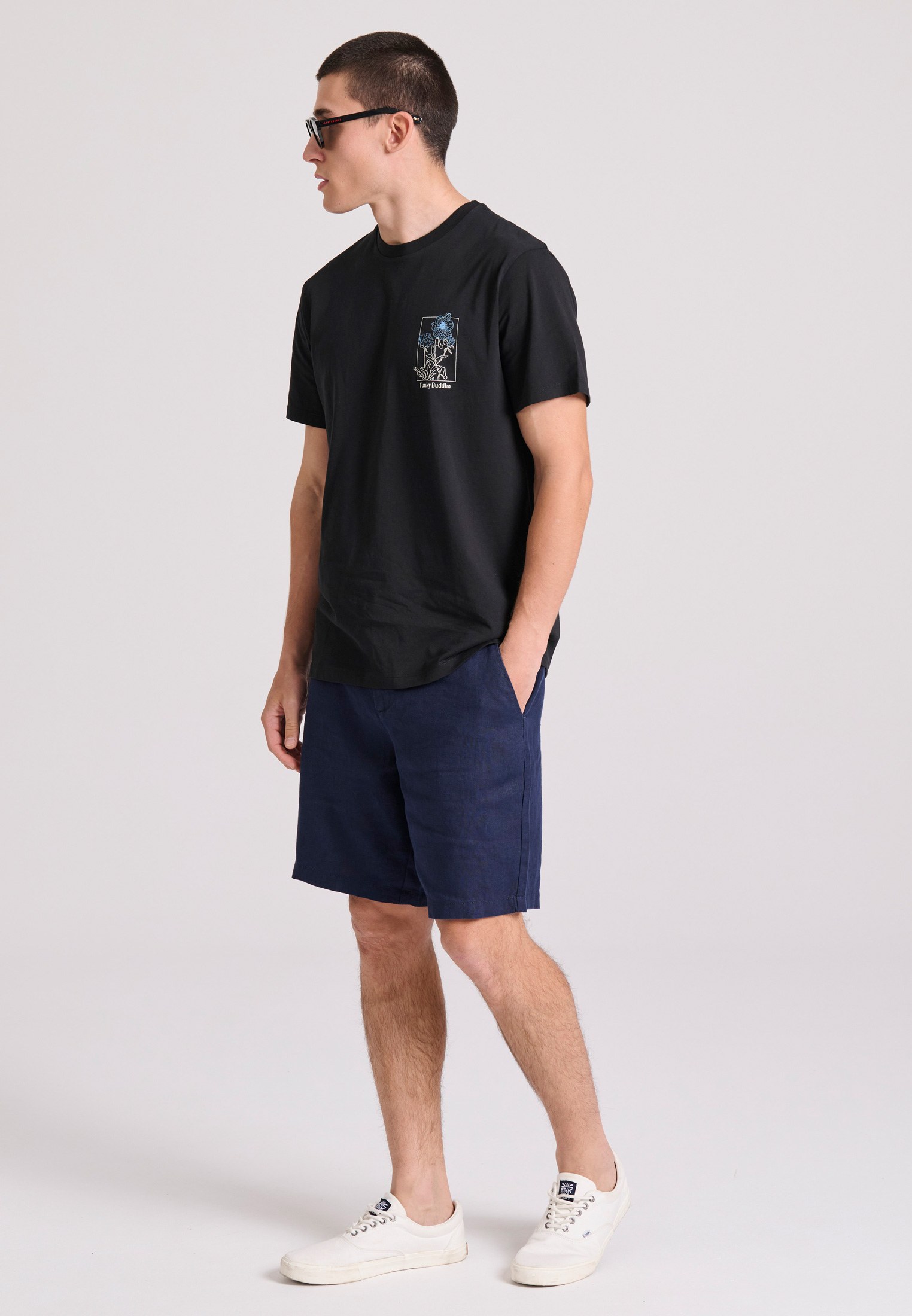 Men's Shirts Funky Buddha Black