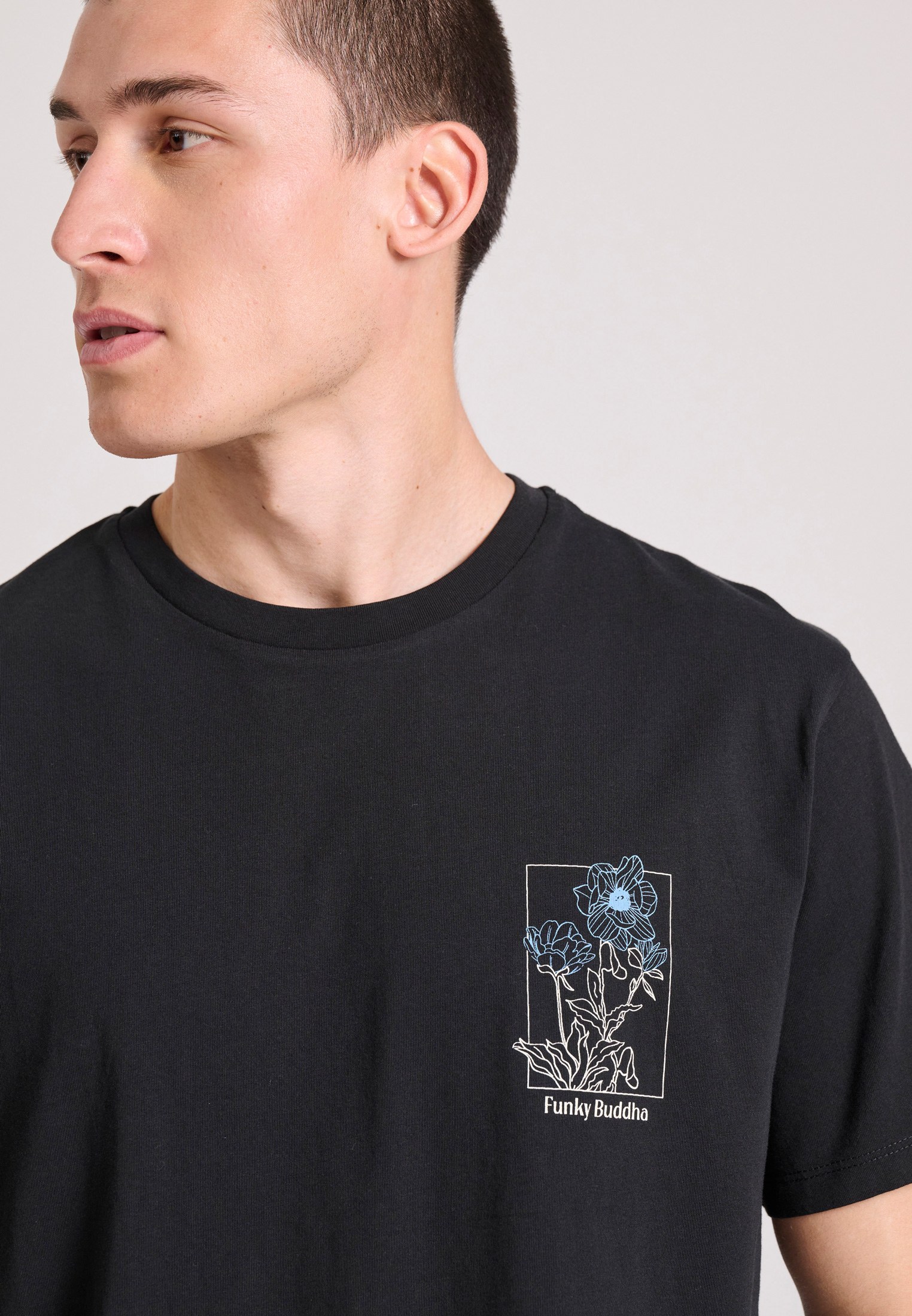 Men's Shirts Funky Buddha Black