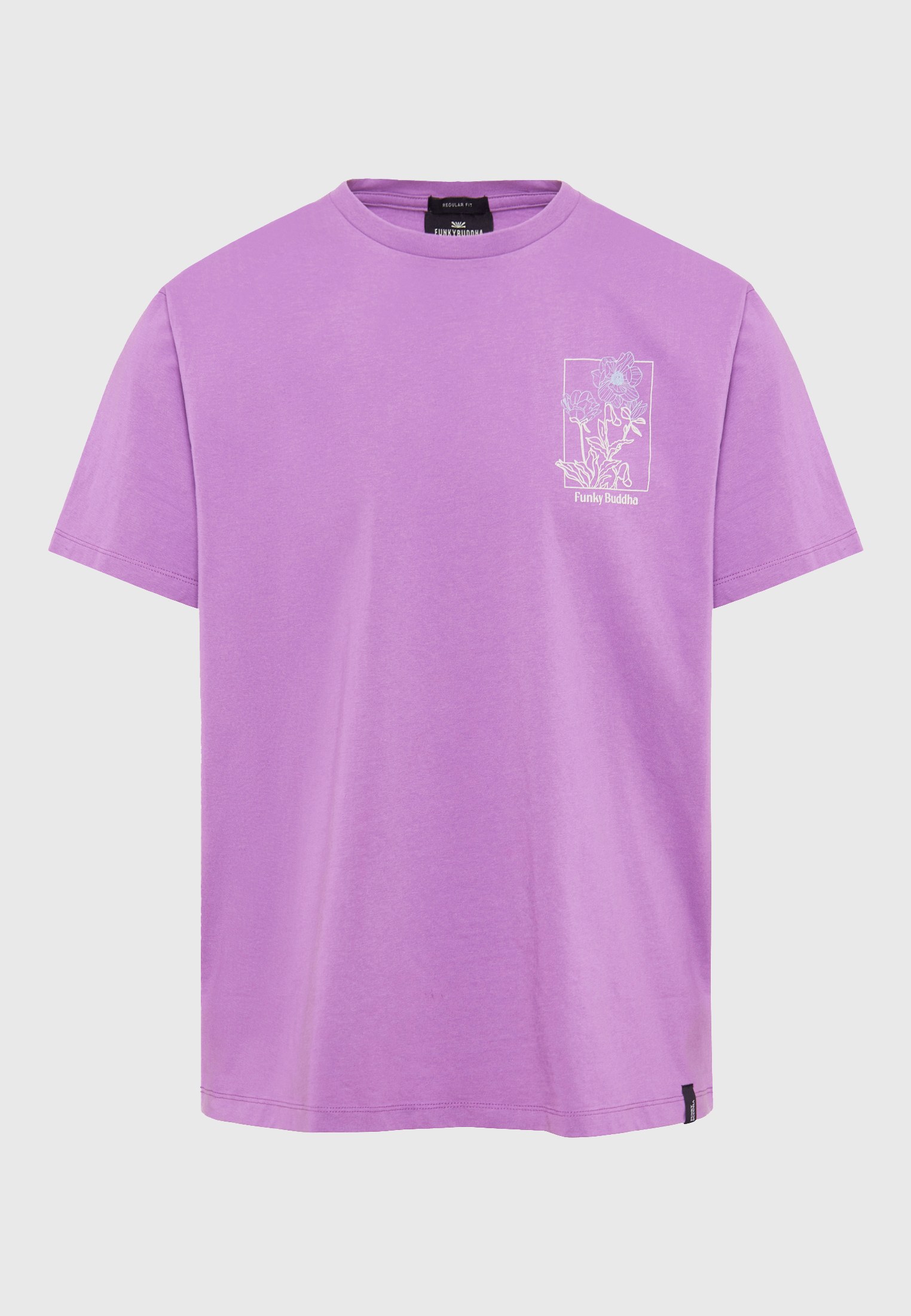 Men's Shirts Funky Buddha Purple