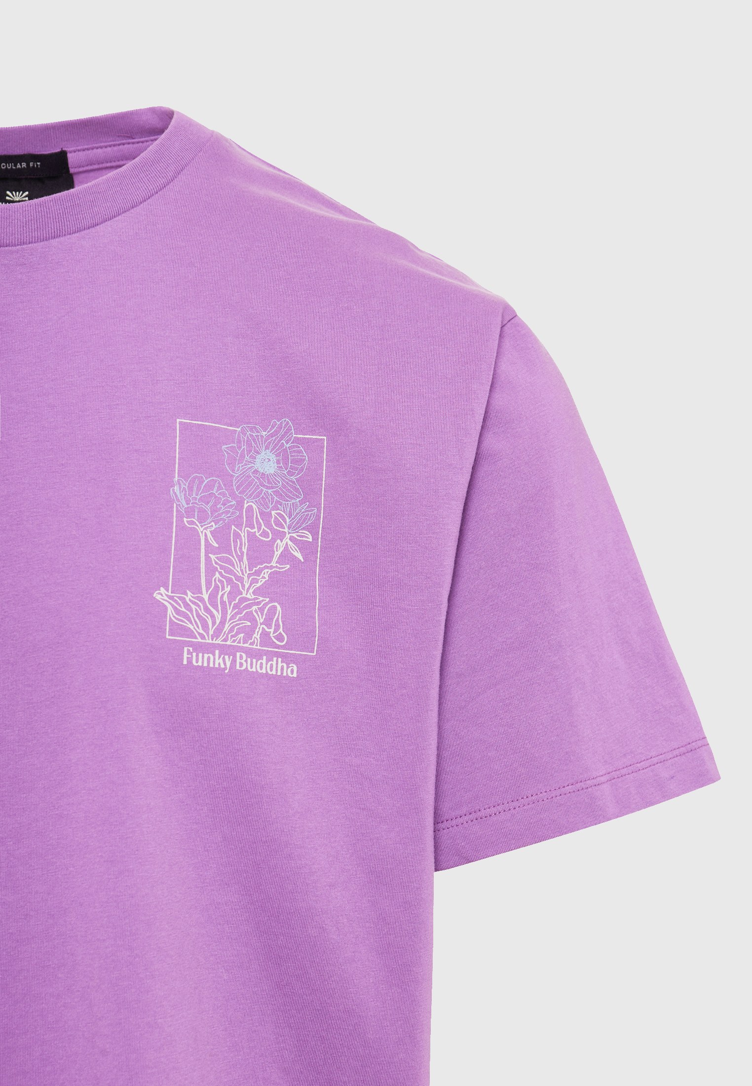 Men's Shirts Funky Buddha Purple