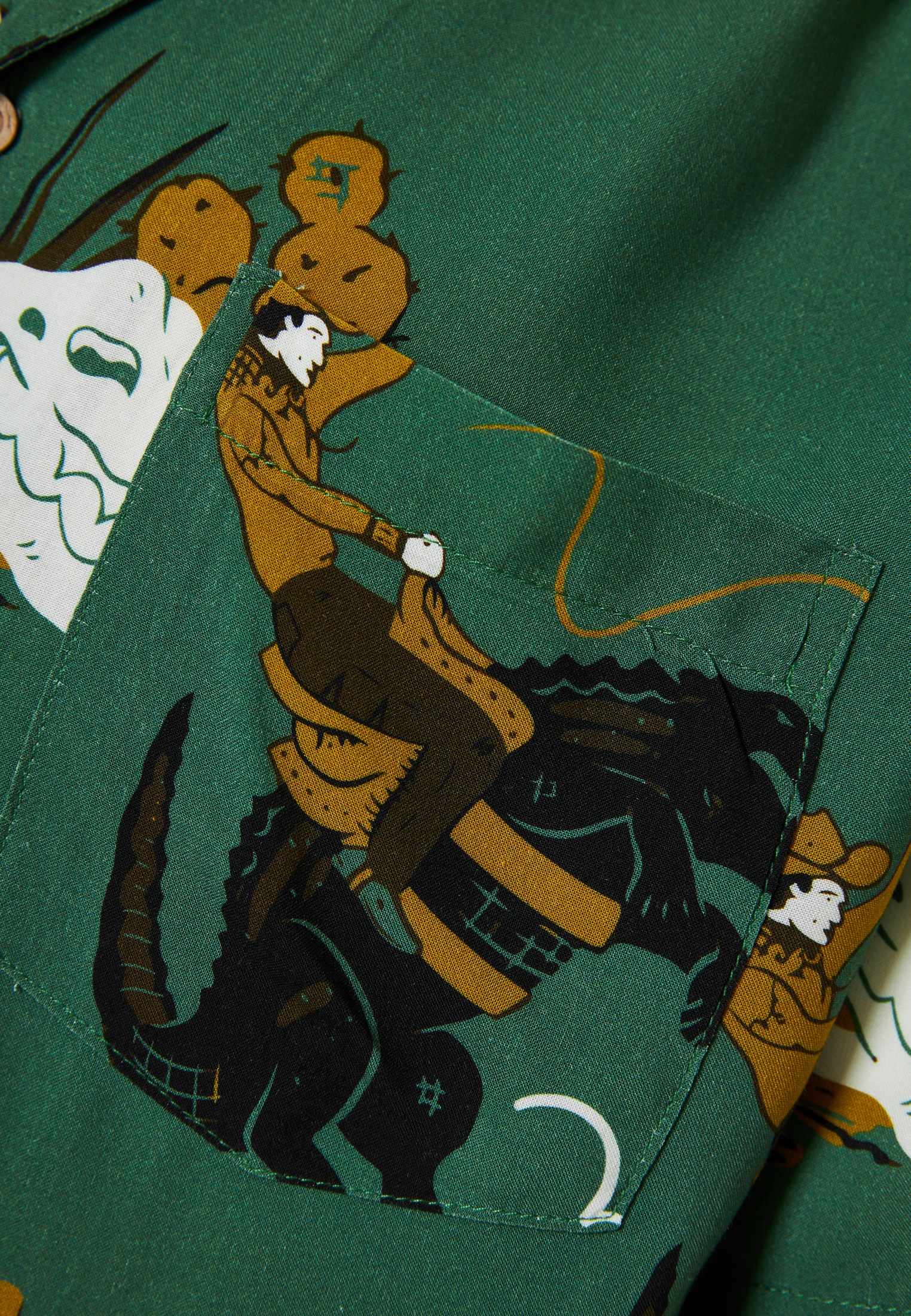 Men's Shirts Funky Buddha Green