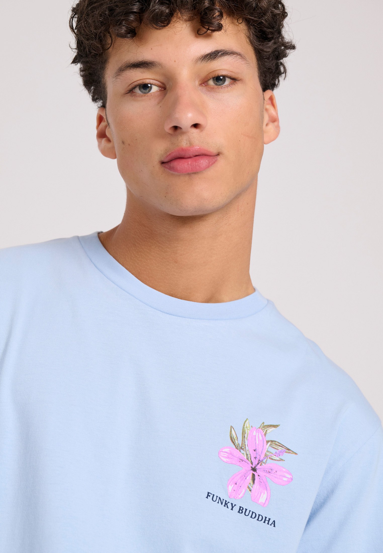 Men's Shirts Funky Buddha Blue