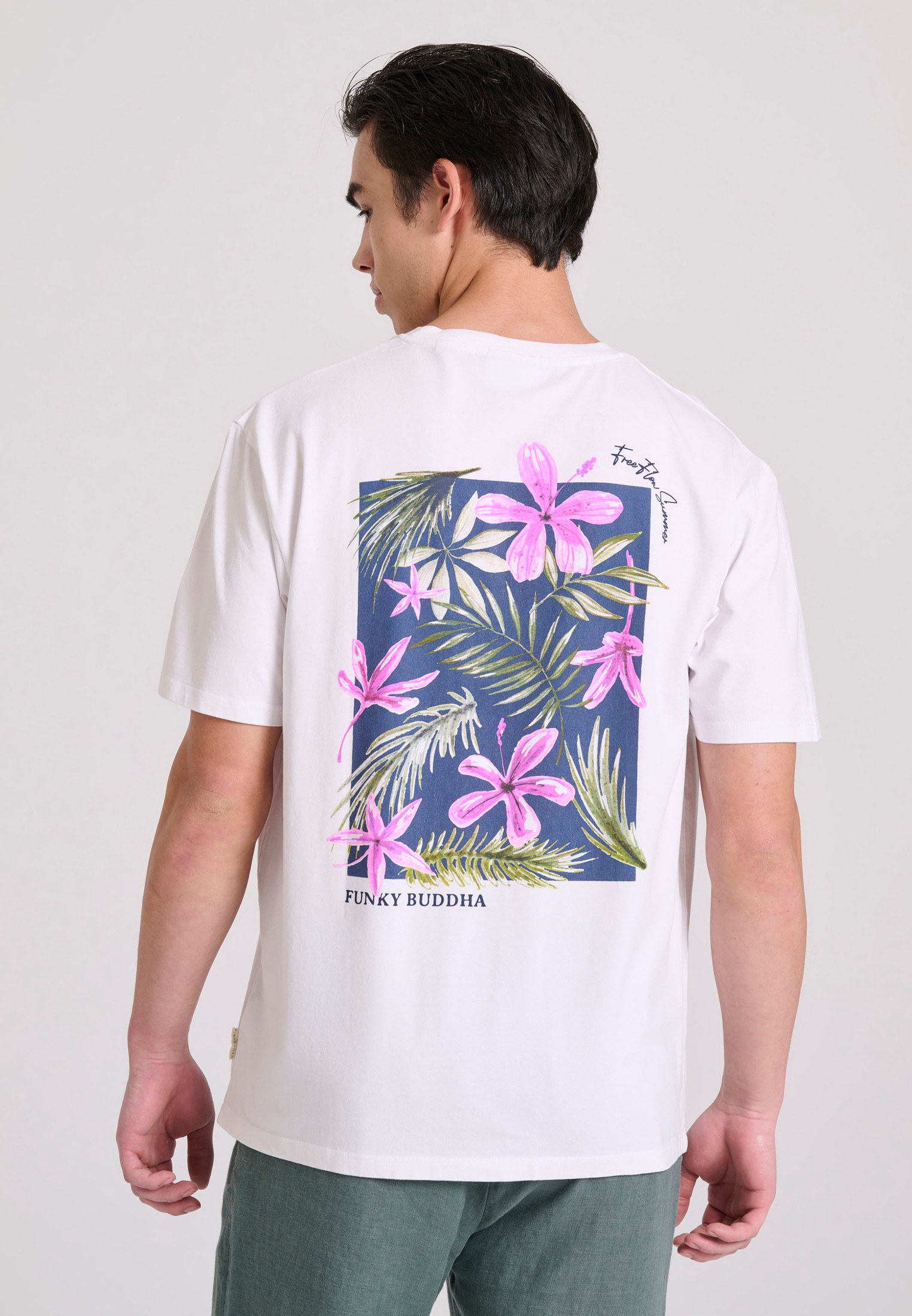 Men's Shirts Funky Buddha White