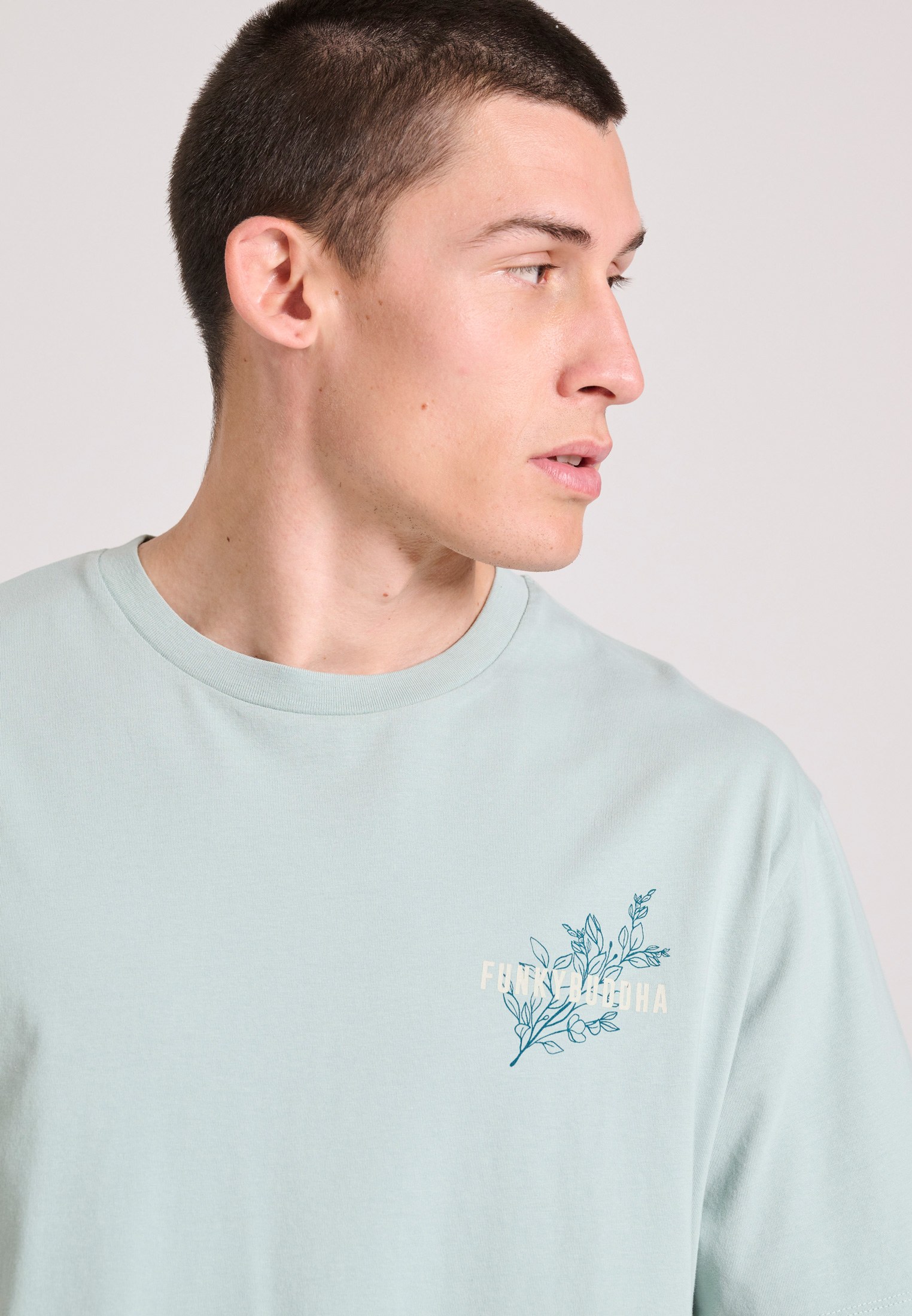 Men's Shirts Funky Buddha Blue