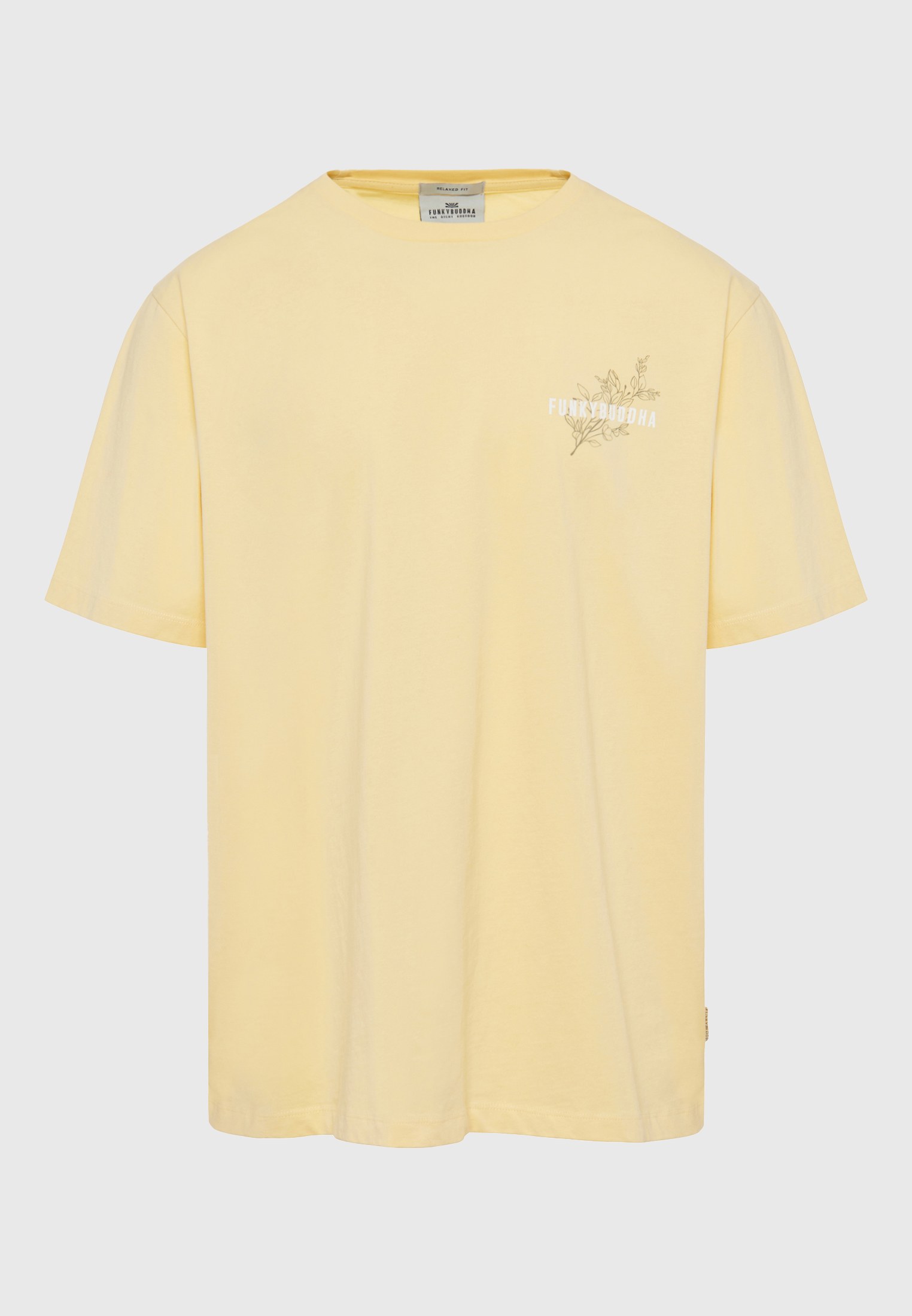 Men's Shirts Funky Buddha Yellow