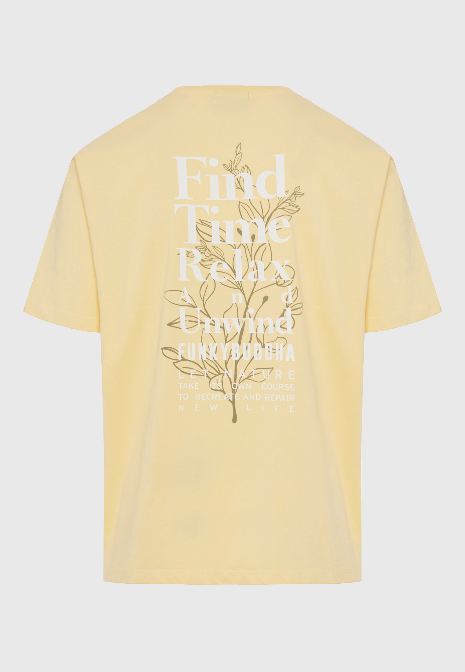 Men's Shirts Funky Buddha Yellow