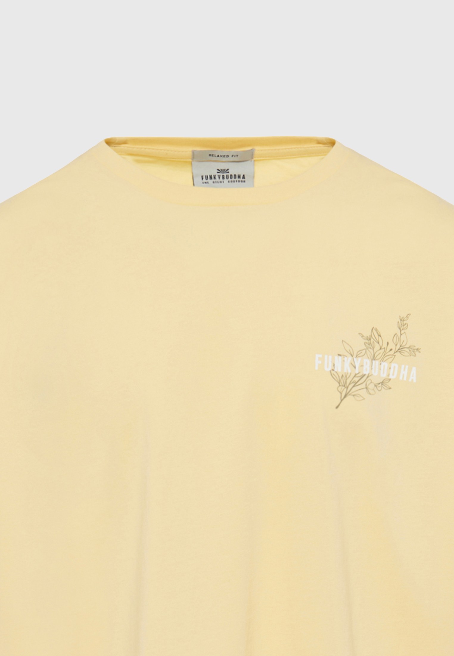 Men's Shirts Funky Buddha Yellow