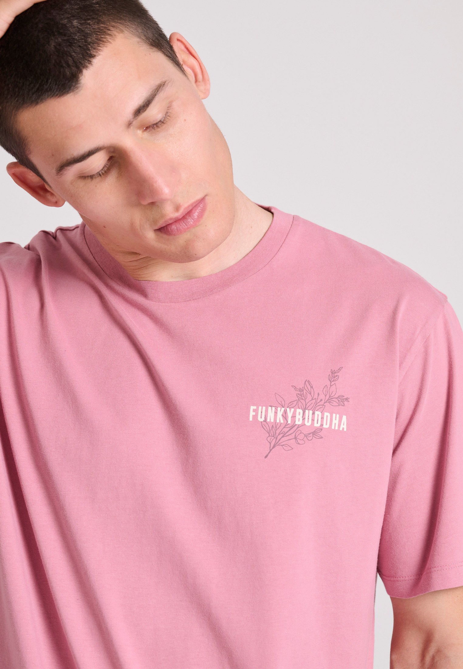 Men's Shirts Funky Buddha Pink