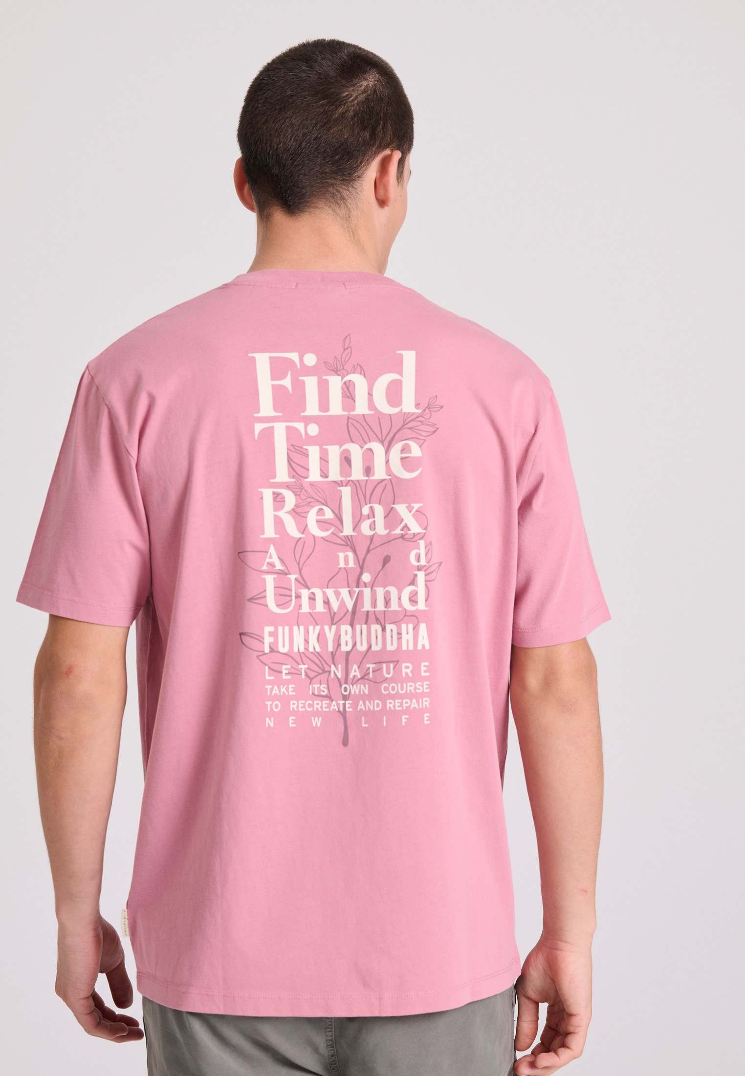 Men's Shirts Funky Buddha Pink