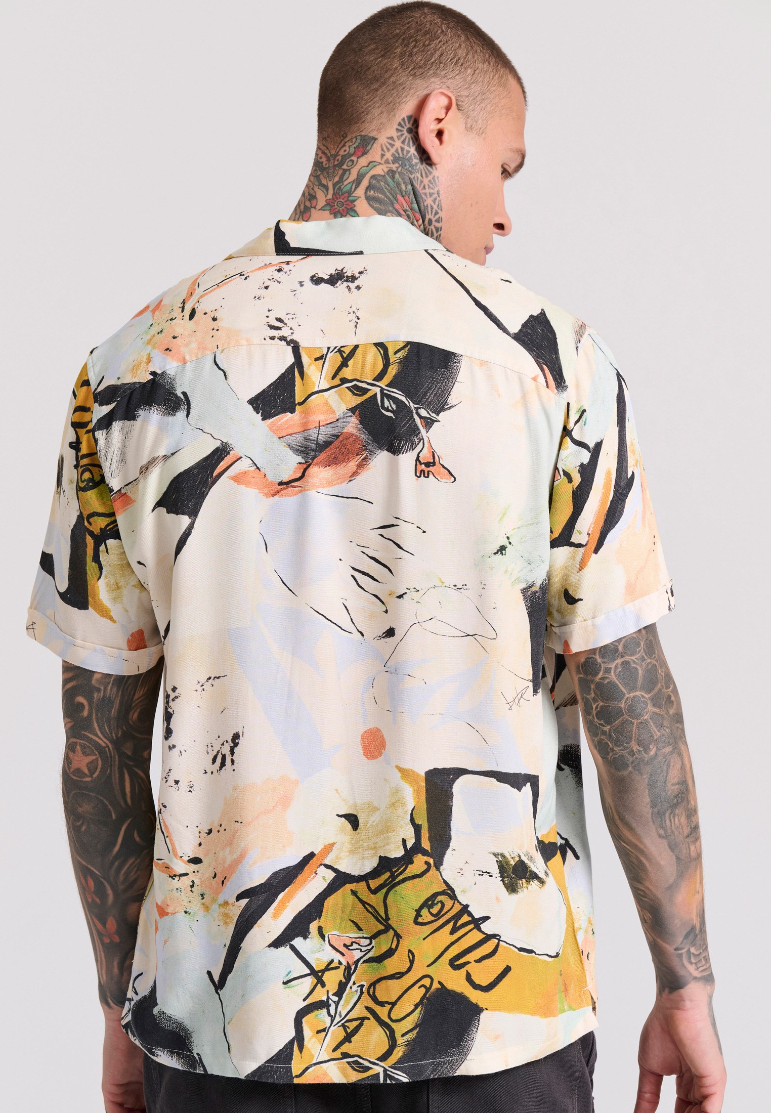 Men's Shirts Funky Buddha White