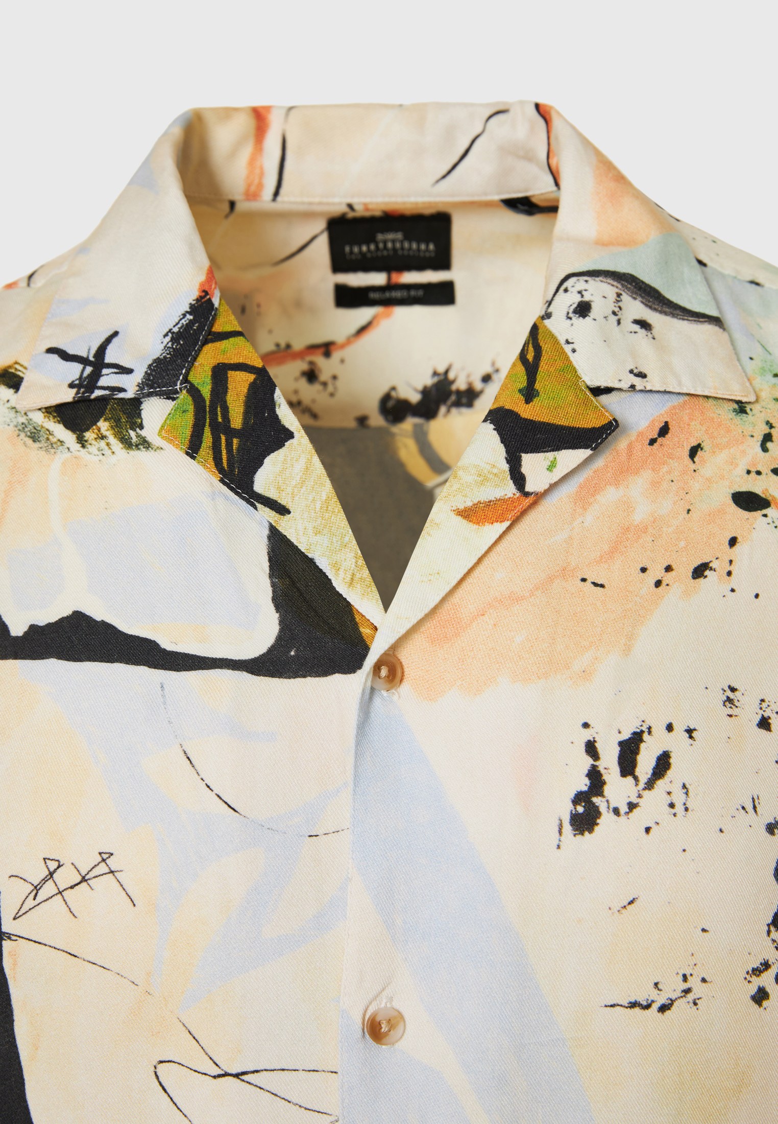 Men's Shirts Funky Buddha White