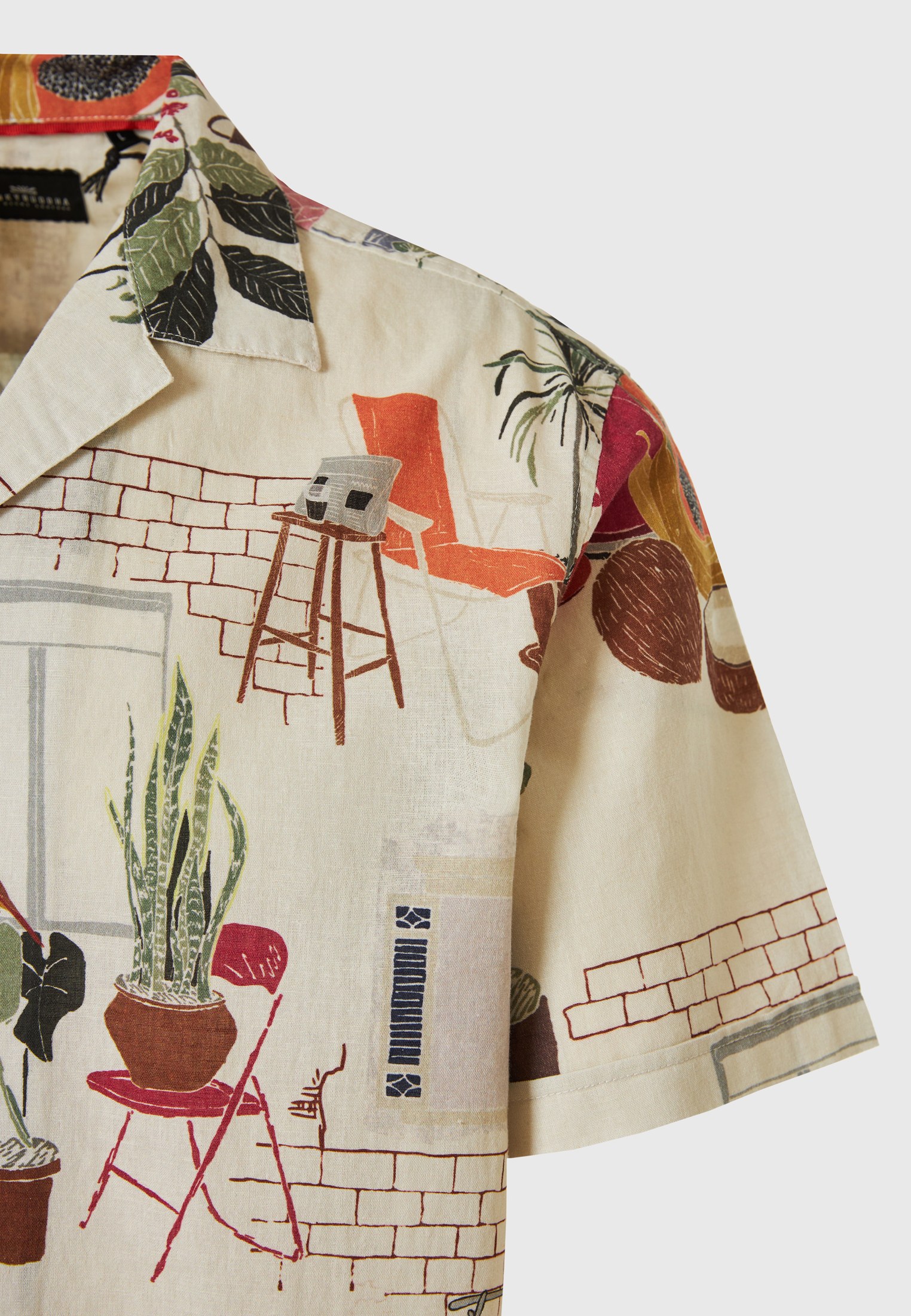 Men's Shirts Funky Buddha Green