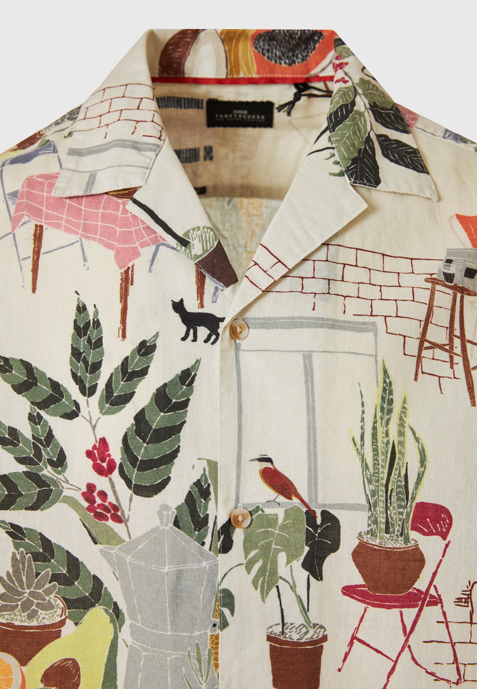 Men's Shirts Funky Buddha Green