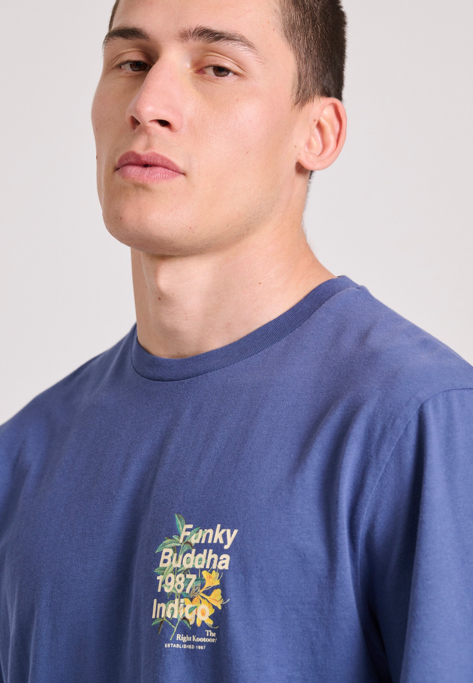 Men's Shirts Funky Buddha Blue