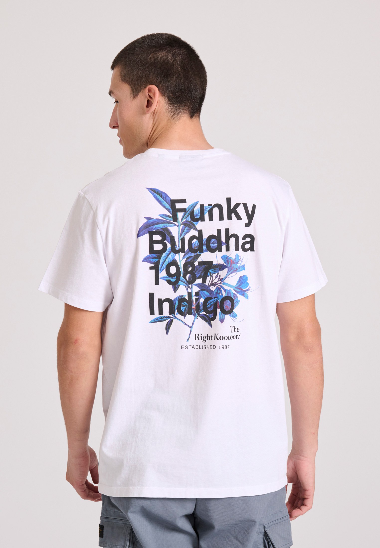 Men's Shirts Funky Buddha White