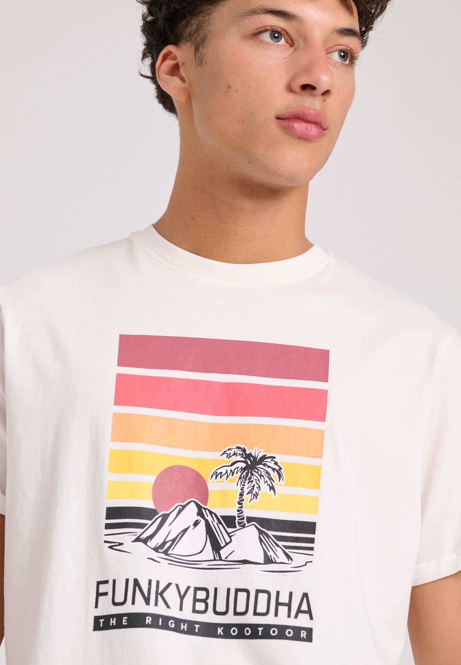 Men's Shirts Funky Buddha White