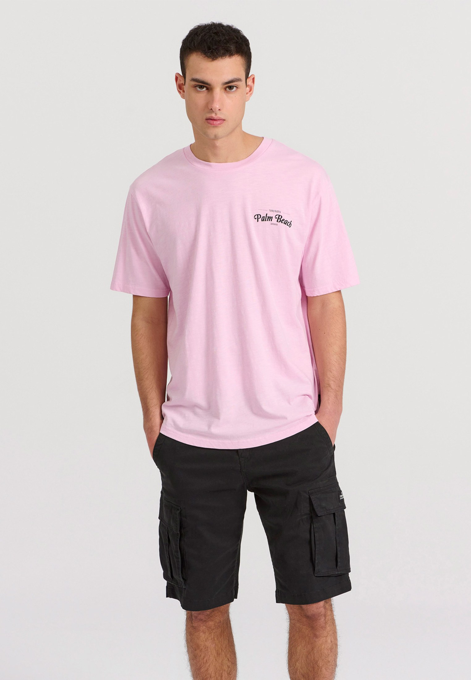 Men's T-Shirts Funky Buddha Pink