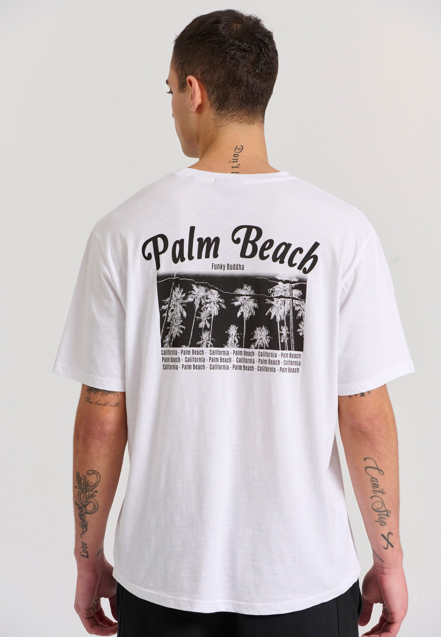 Men's T-Shirts Funky Buddha White