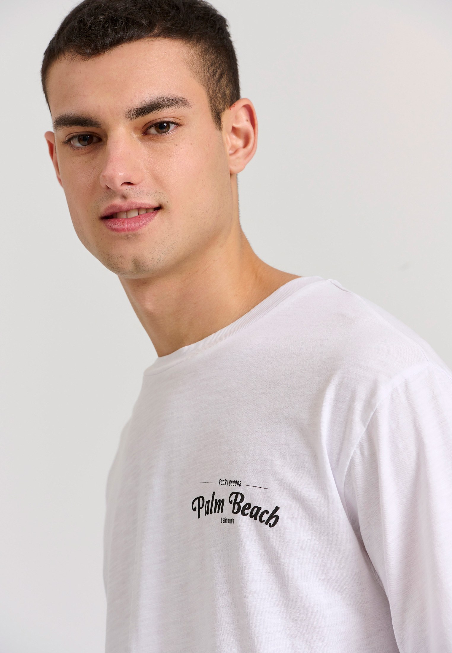 Men's T-Shirts Funky Buddha White