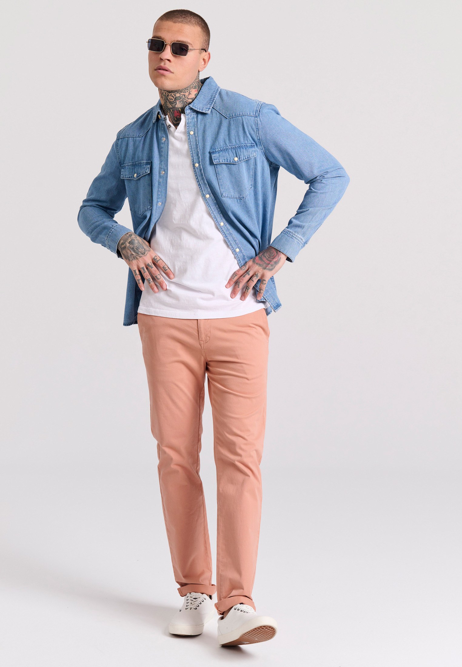 Men's Shirts Funky Buddha Blue