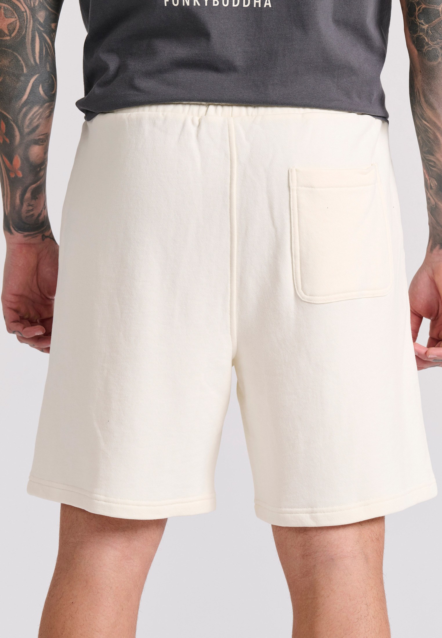 Men's Shorts Funky Buddha White