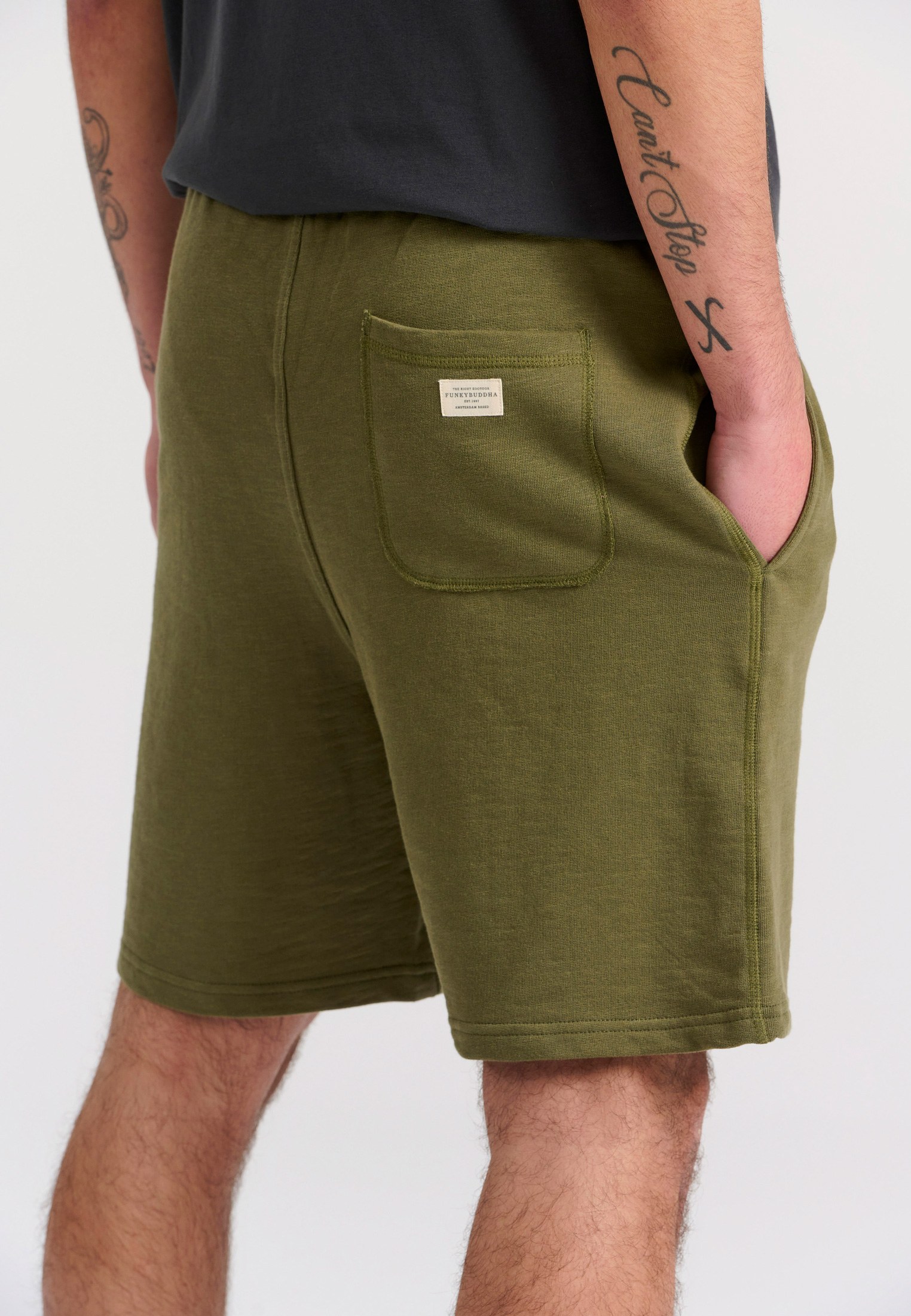 Men's Shorts Funky Buddha Khaki