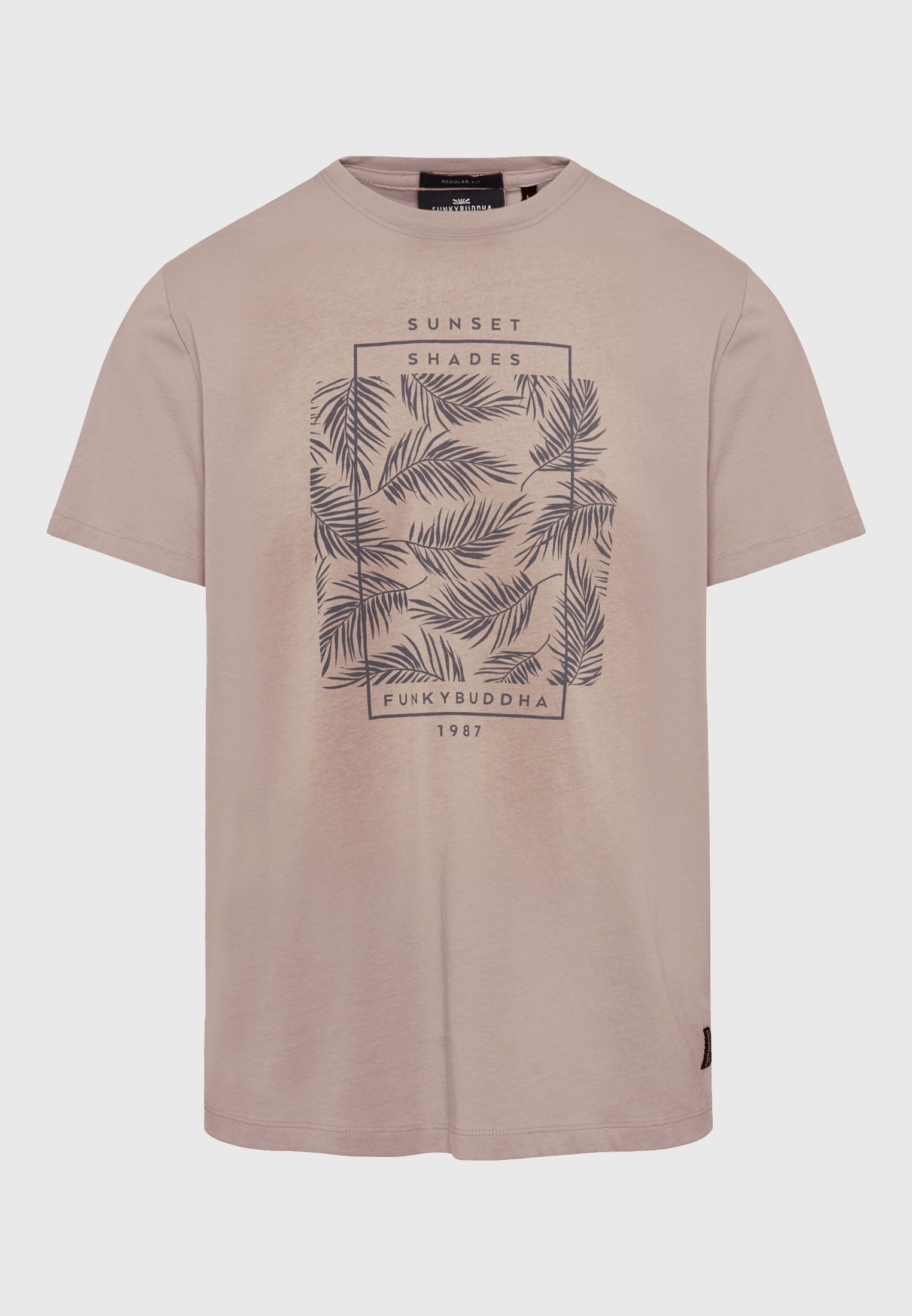 T-shirt με botanic frame τύπωμα φωτογραφία