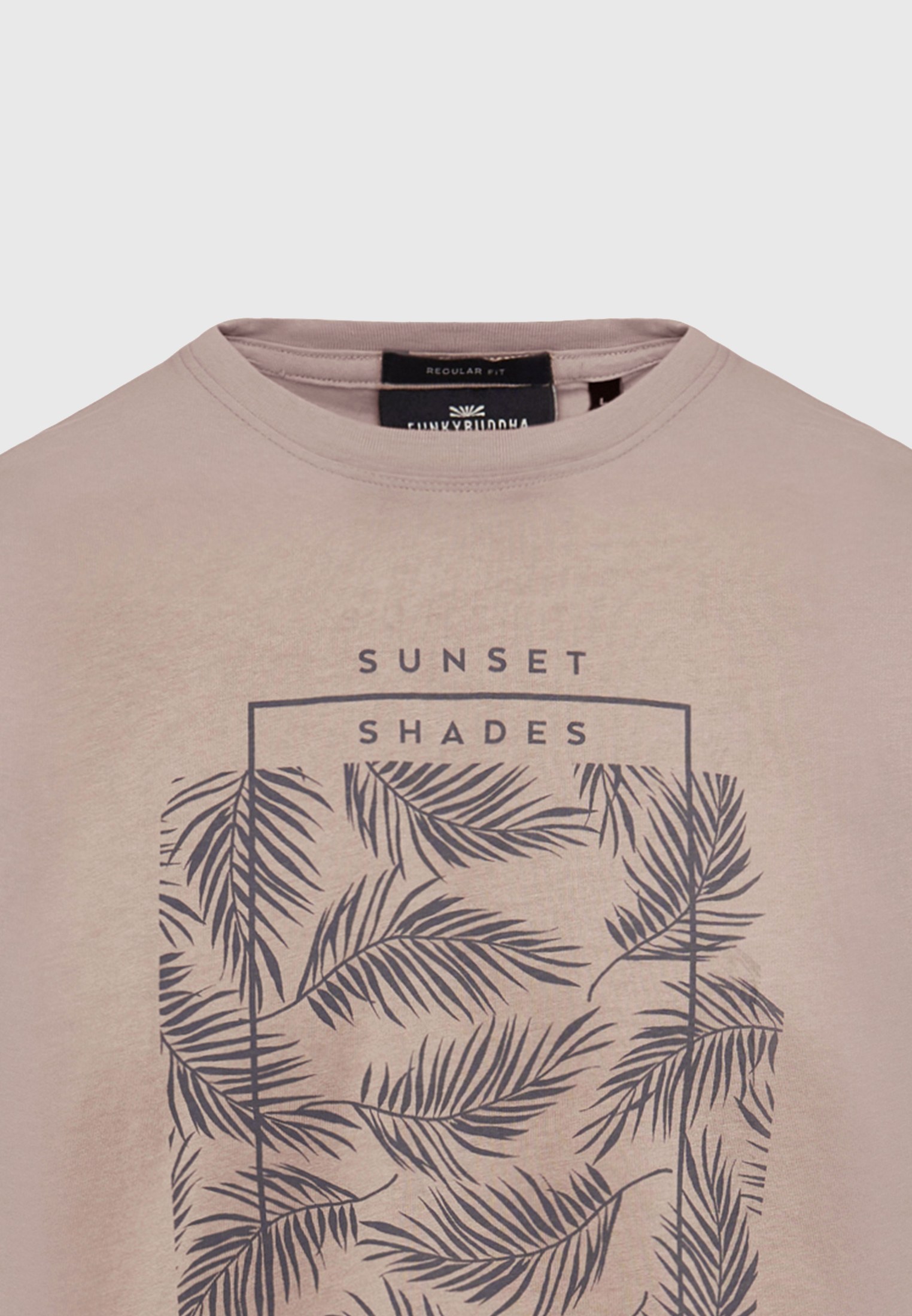 T-shirt με botanic frame τύπωμα φωτογραφία