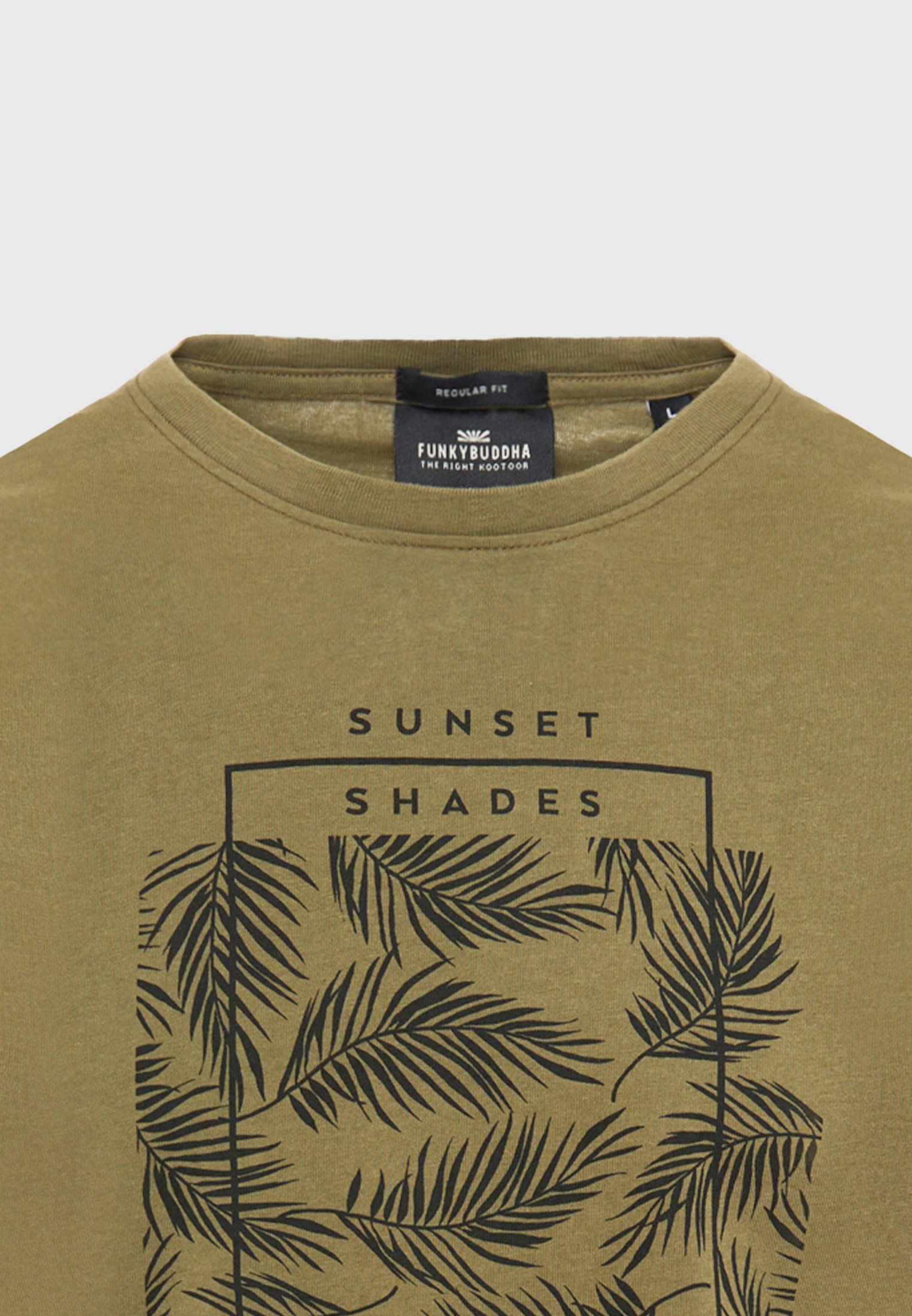 T-shirt με botanic frame τύπωμα φωτογραφία