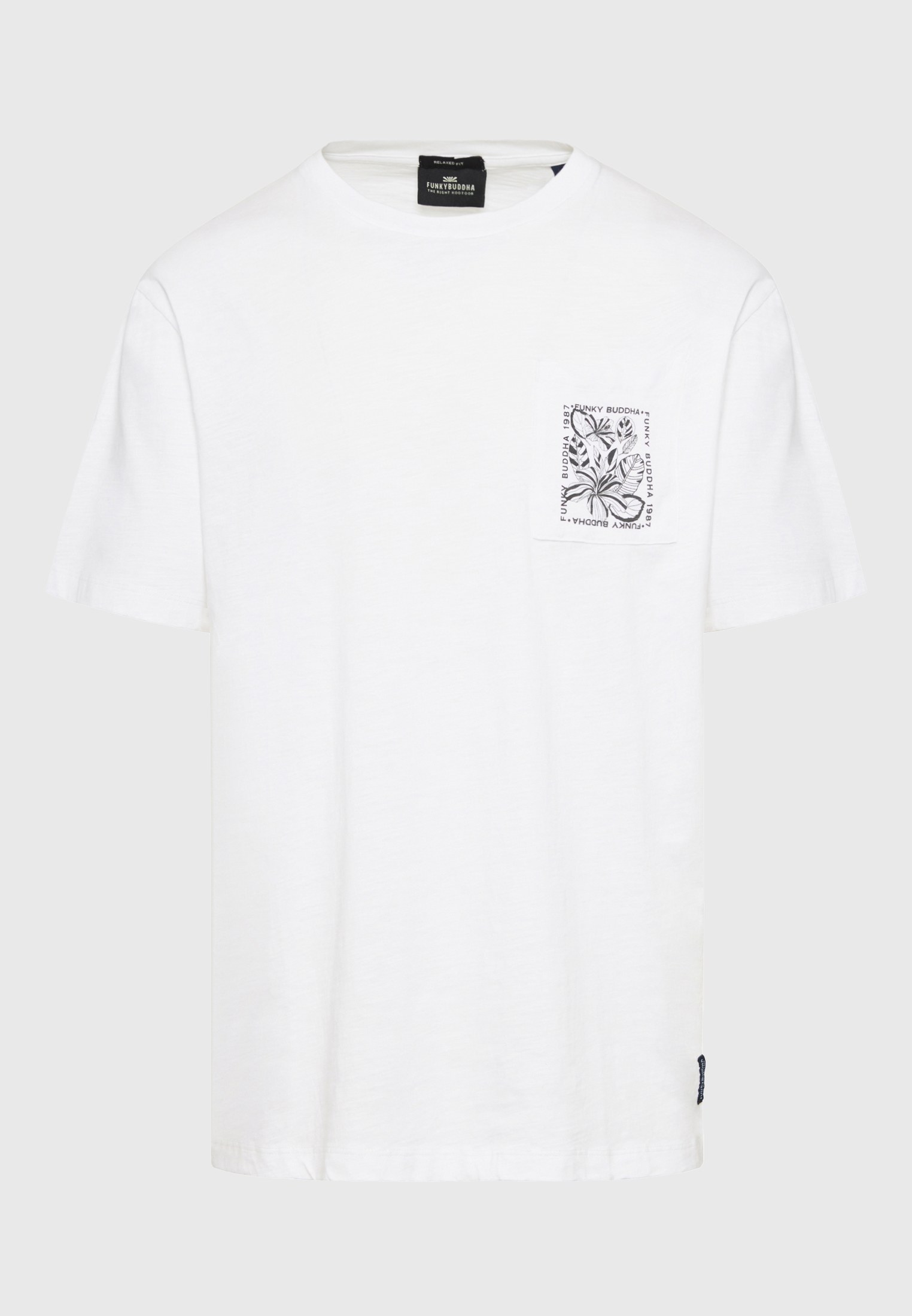 Men's Shirts Funky Buddha White