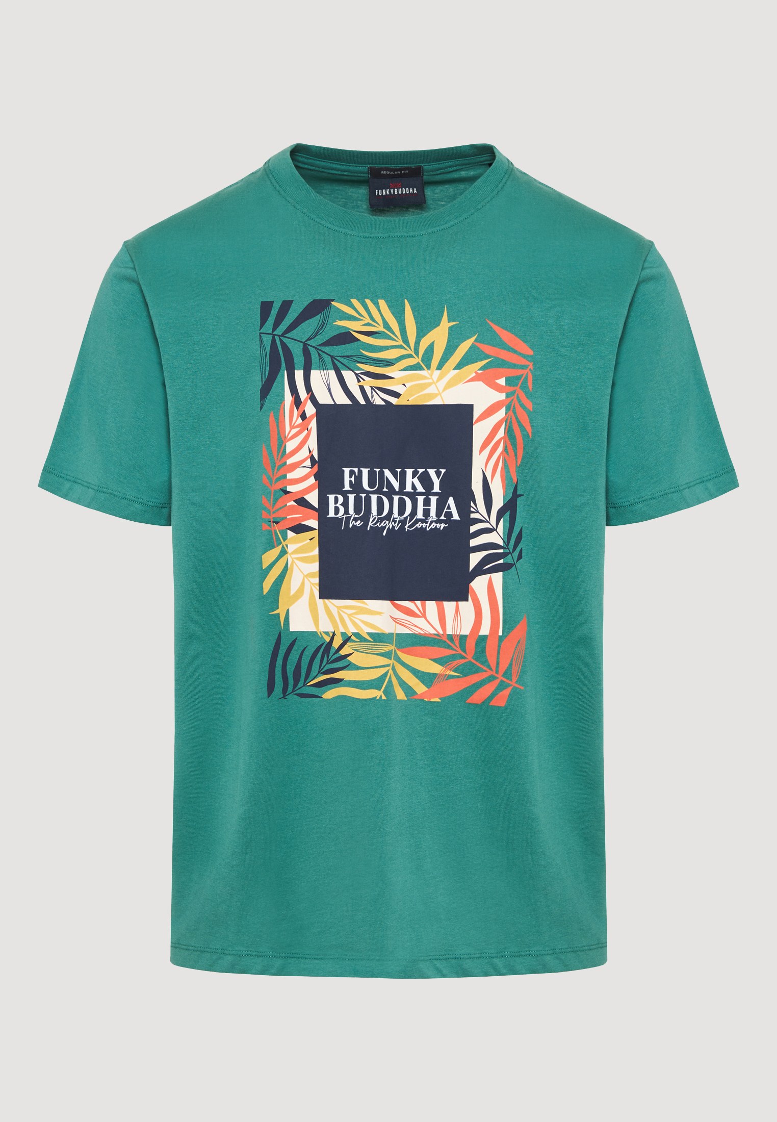 Men's Shirts Funky Buddha Green