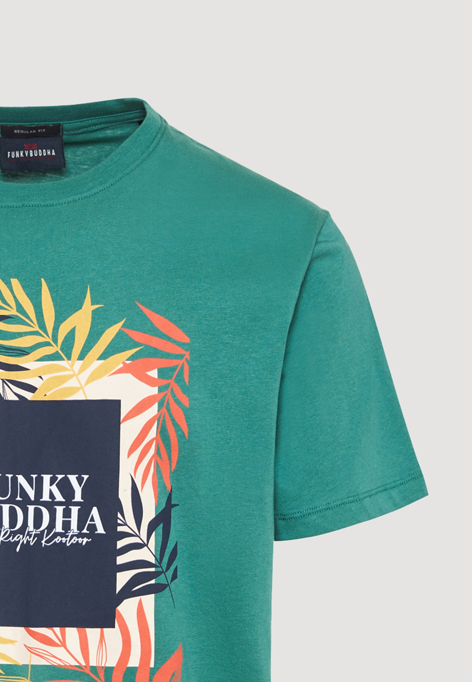 Men's Shirts Funky Buddha Green