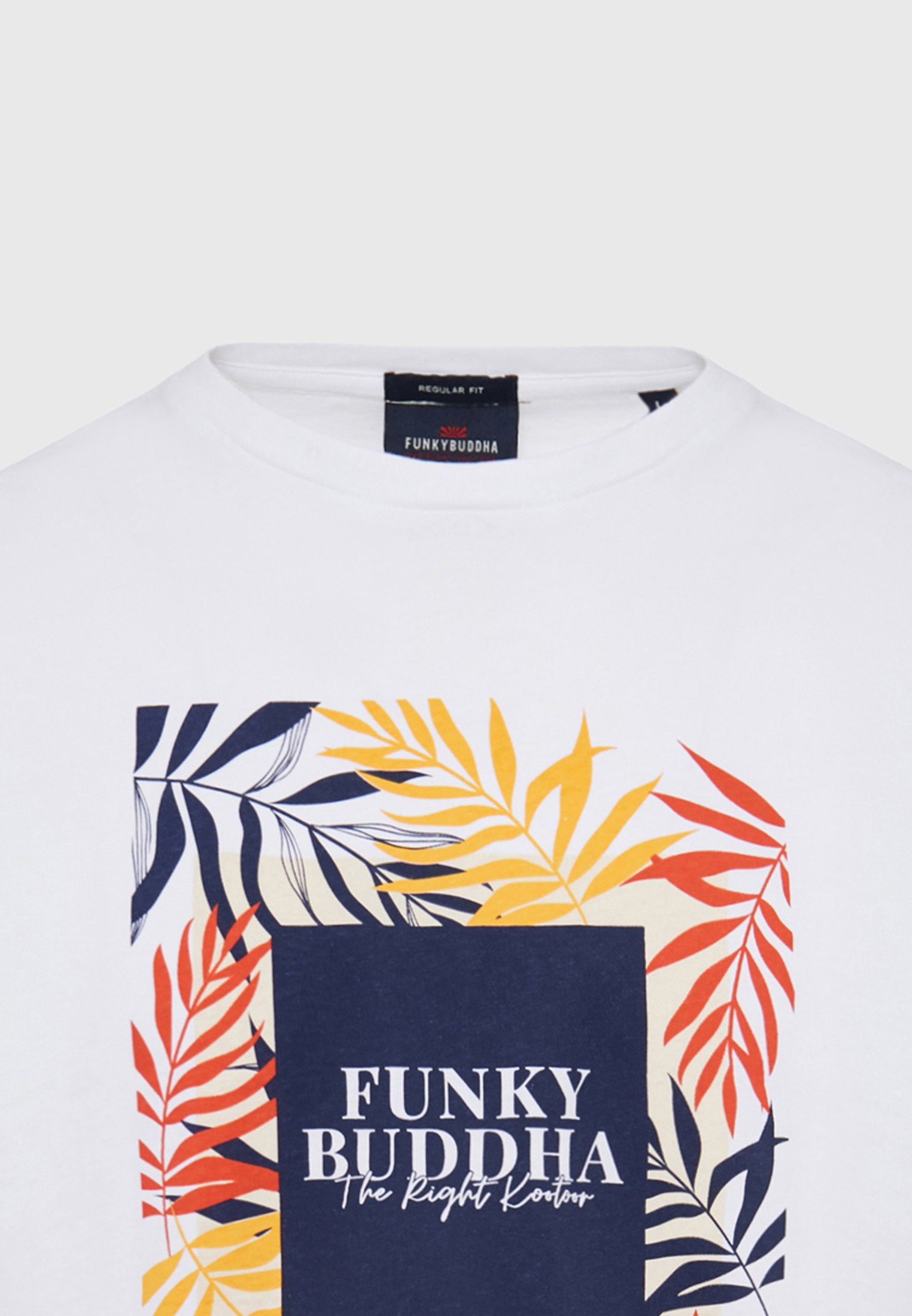 Men's Shirts Funky Buddha White