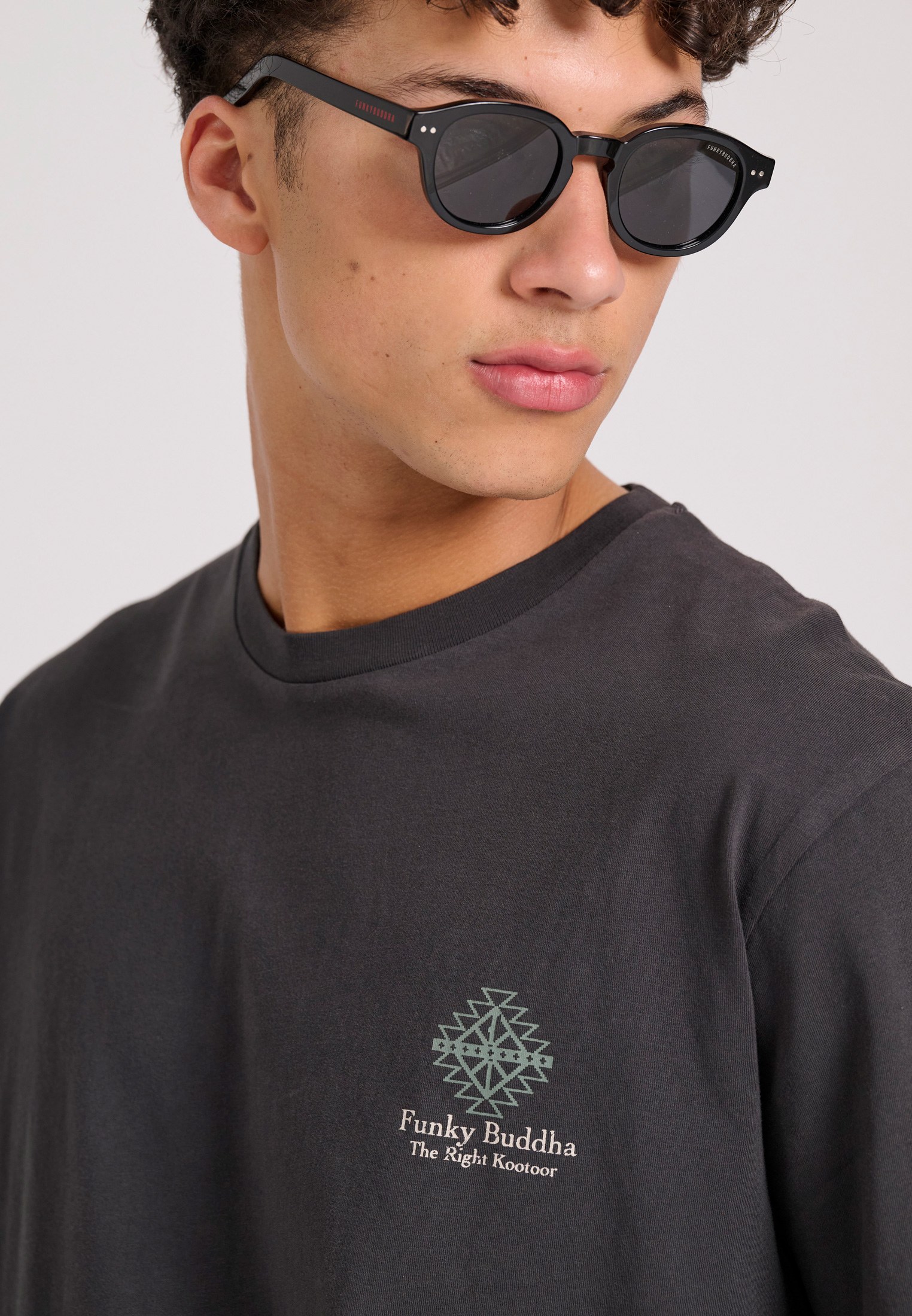 Men's Shirts Funky Buddha Gray