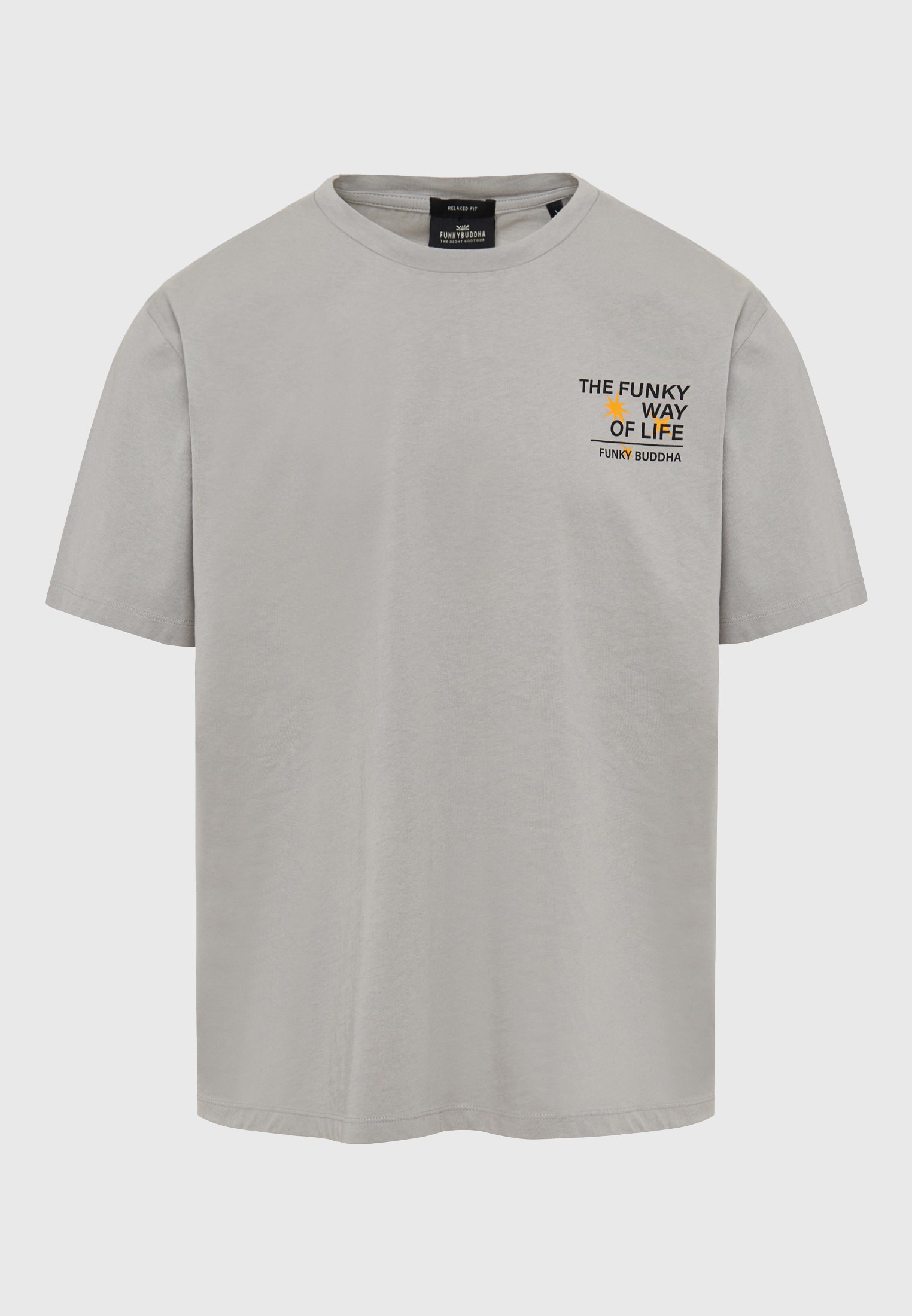 Relaxed fit t-shirt με abstract τύπωμα στην πλάτη φωτογραφία