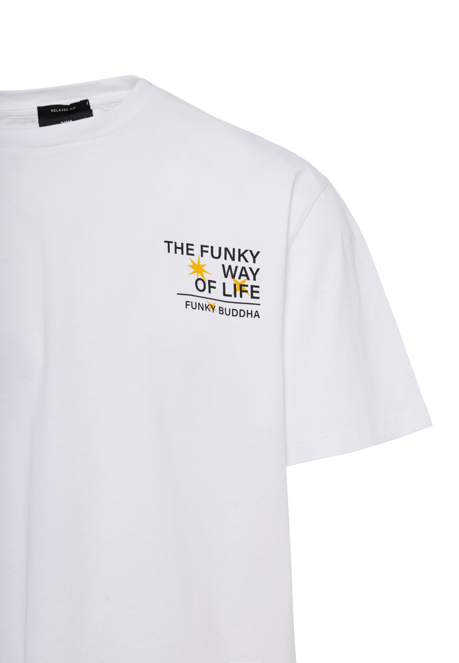 Men's Shirts Funky Buddha White