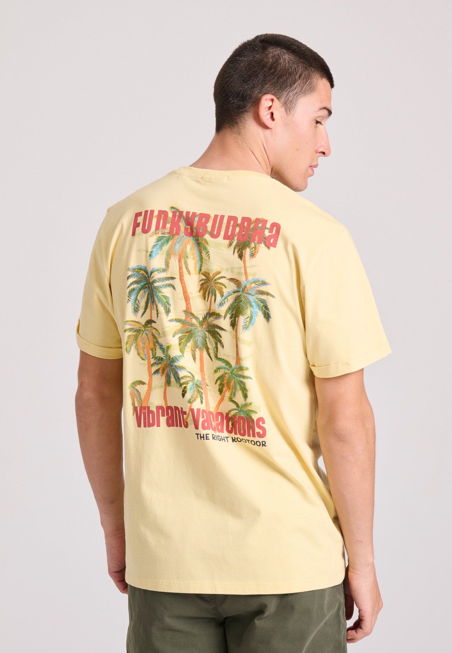 Men's Shirts Funky Buddha Yellow