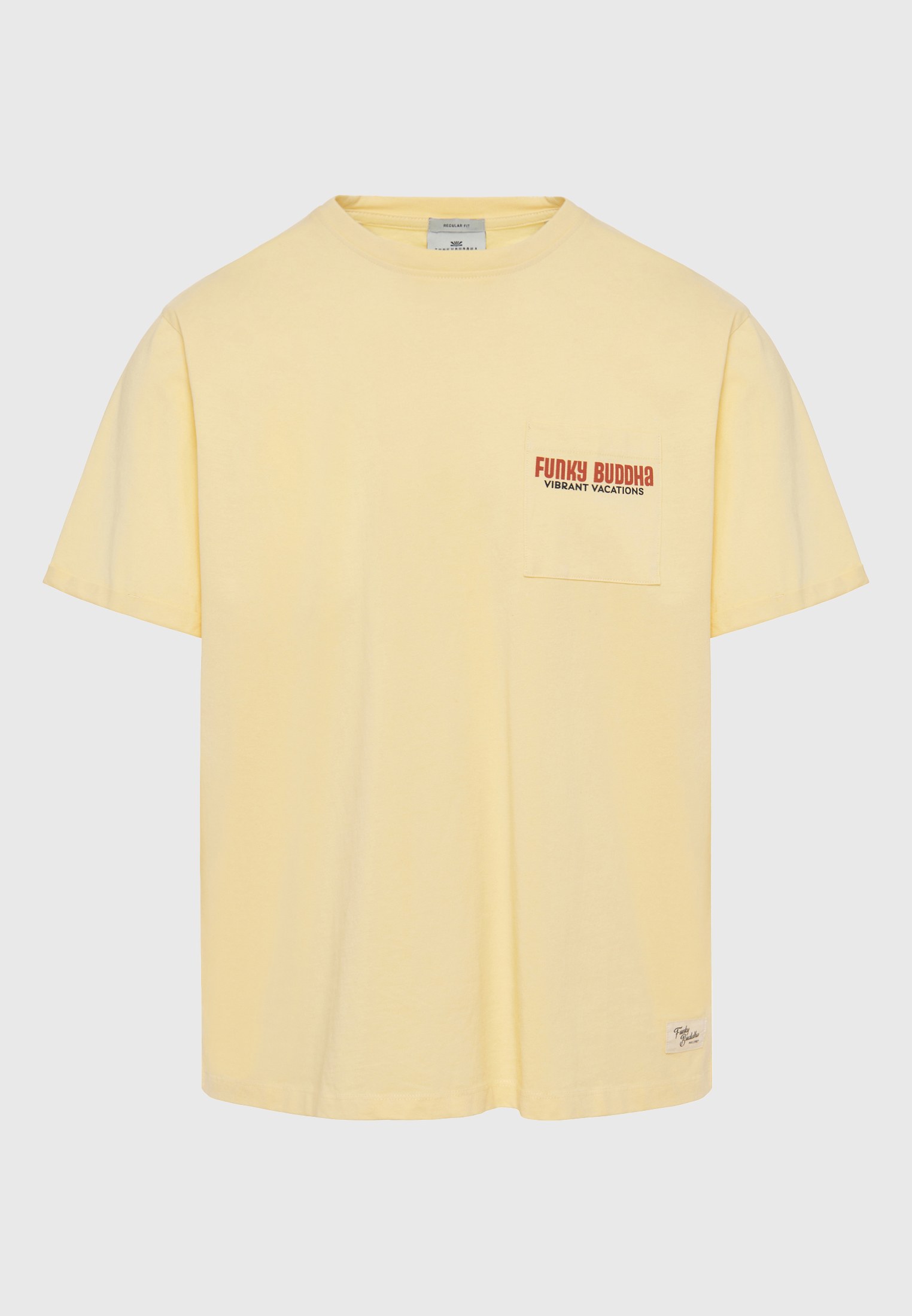 Men's Shirts Funky Buddha Yellow
