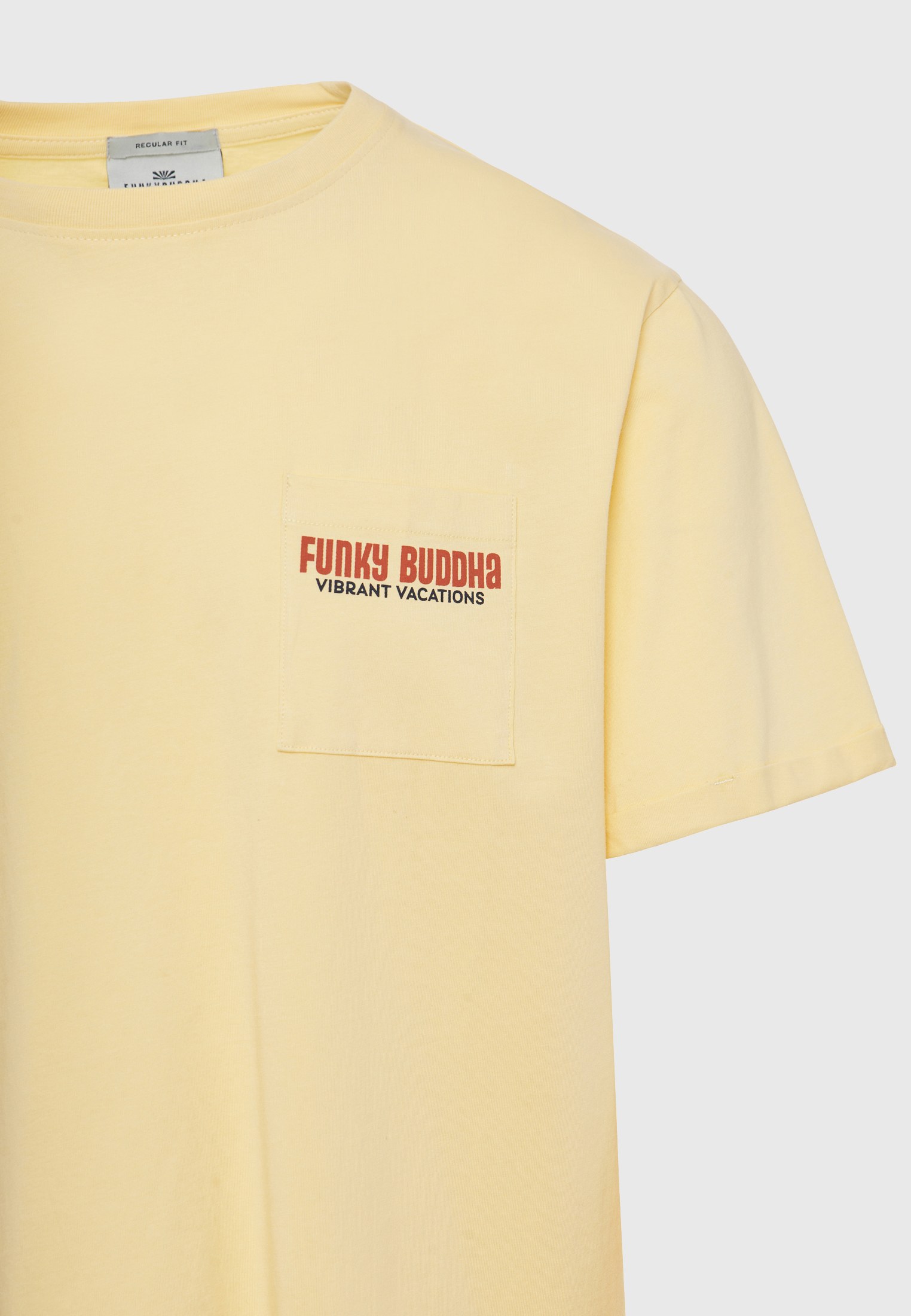 Men's Shirts Funky Buddha Yellow