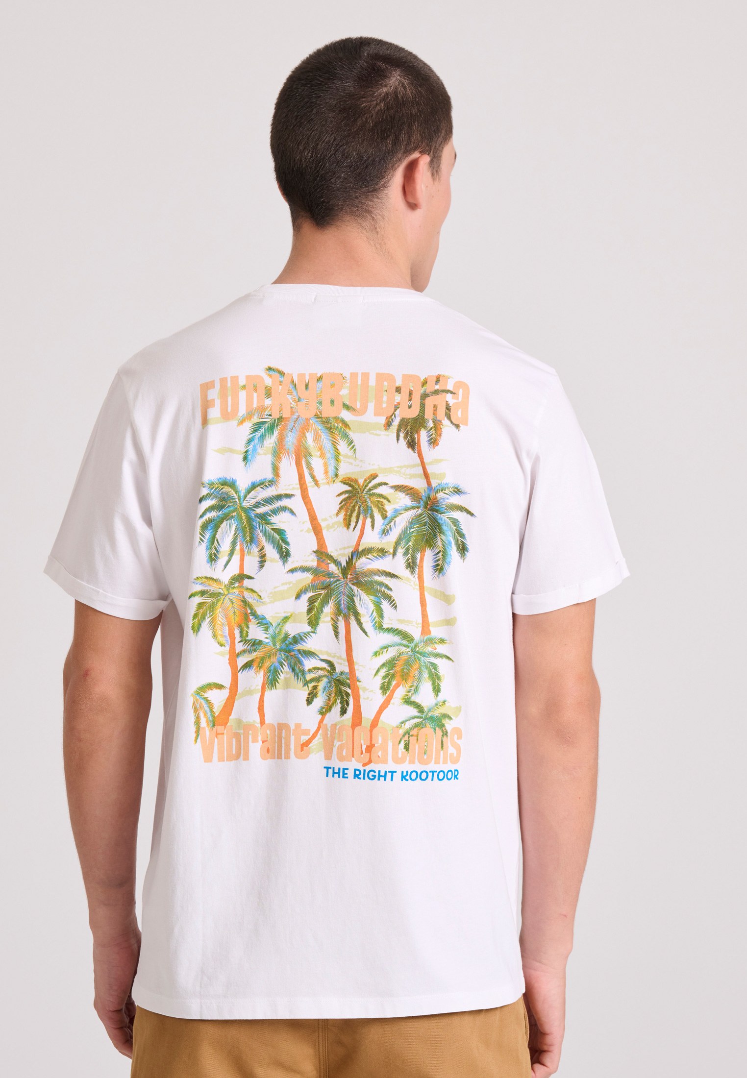 Men's Shirts Funky Buddha White