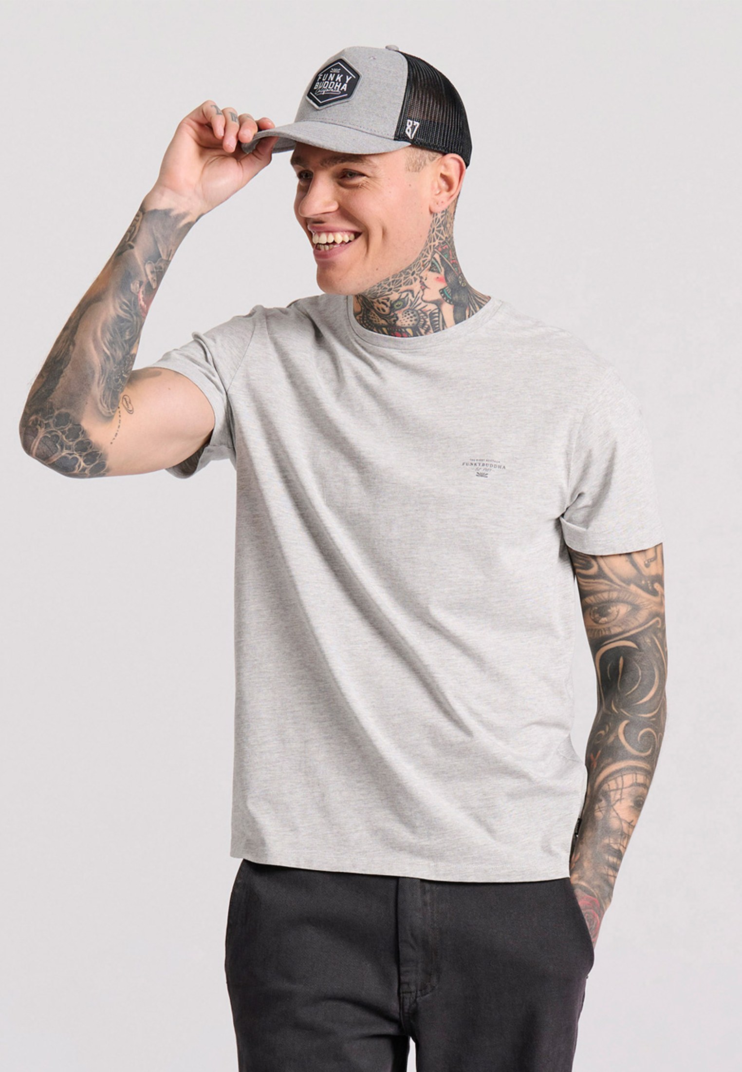 Men's Caps Funky Buddha Gray