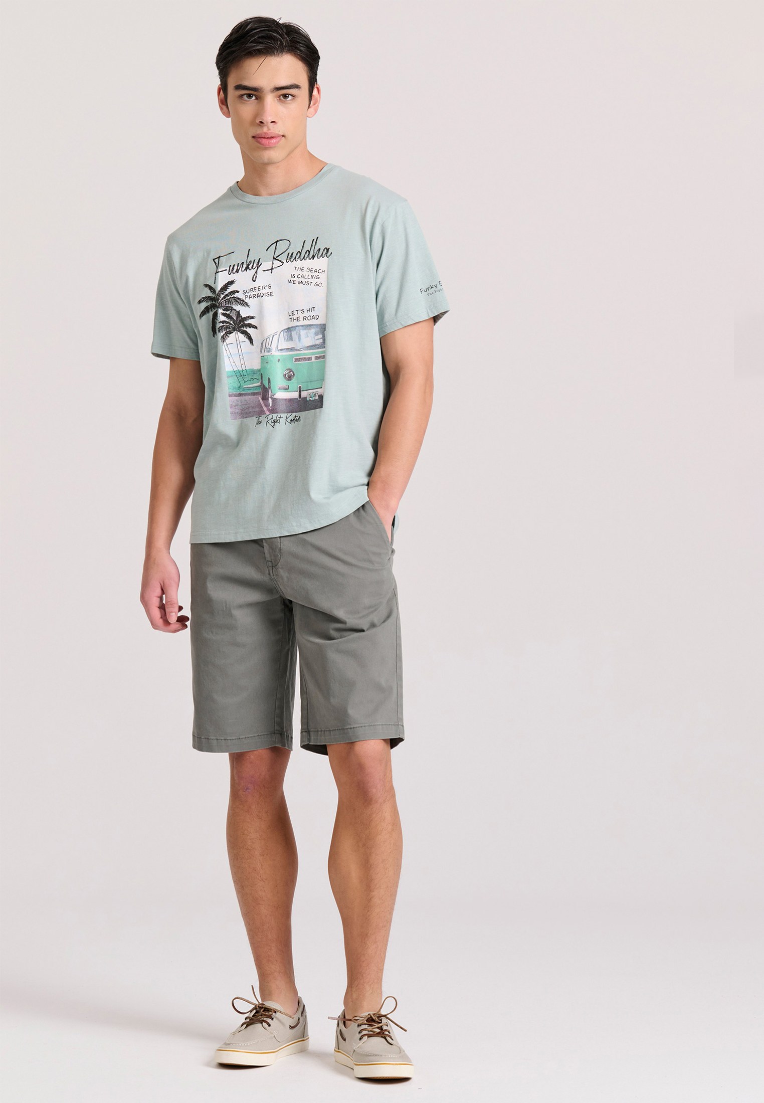 Men's Shirts Funky Buddha Blue