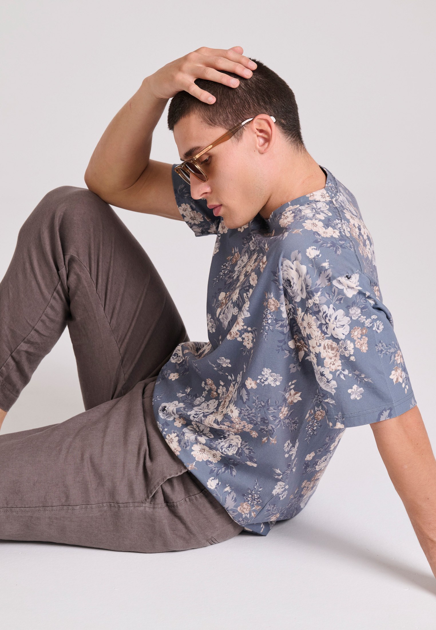 Men's Shirts Funky Buddha Gray