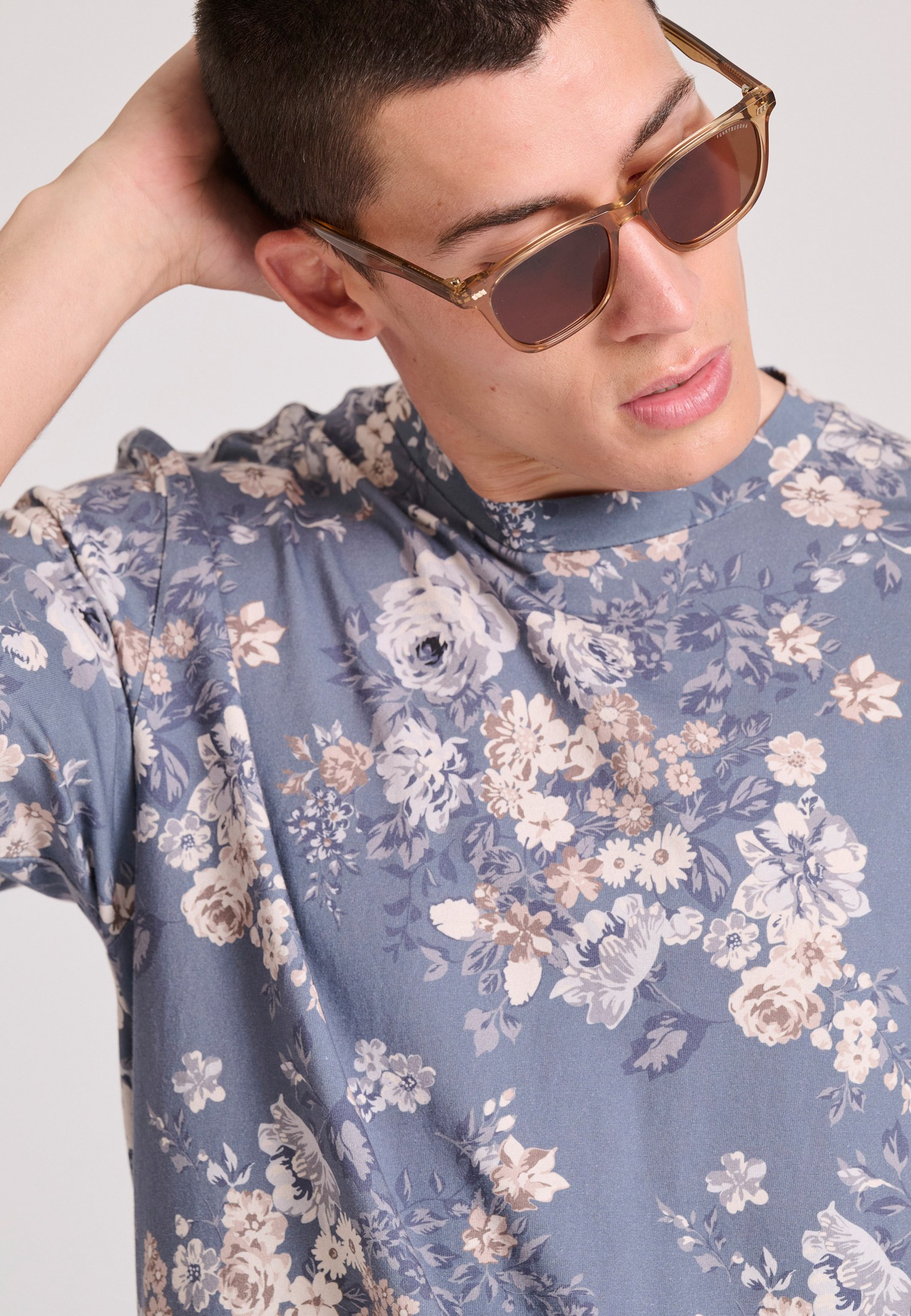 Men's Shirts Funky Buddha Gray