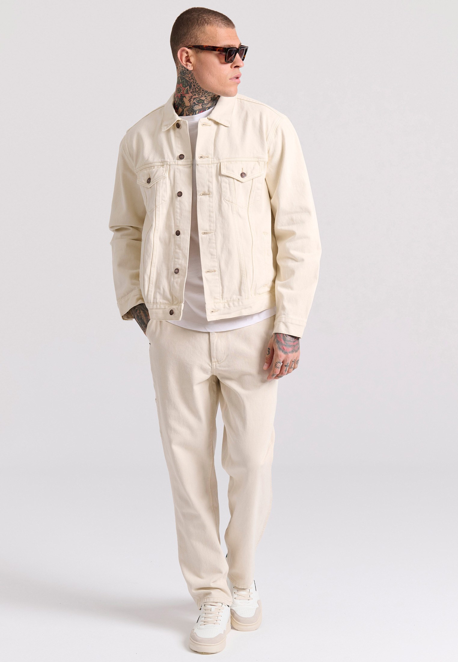 Men's Jeans Funky Buddha White