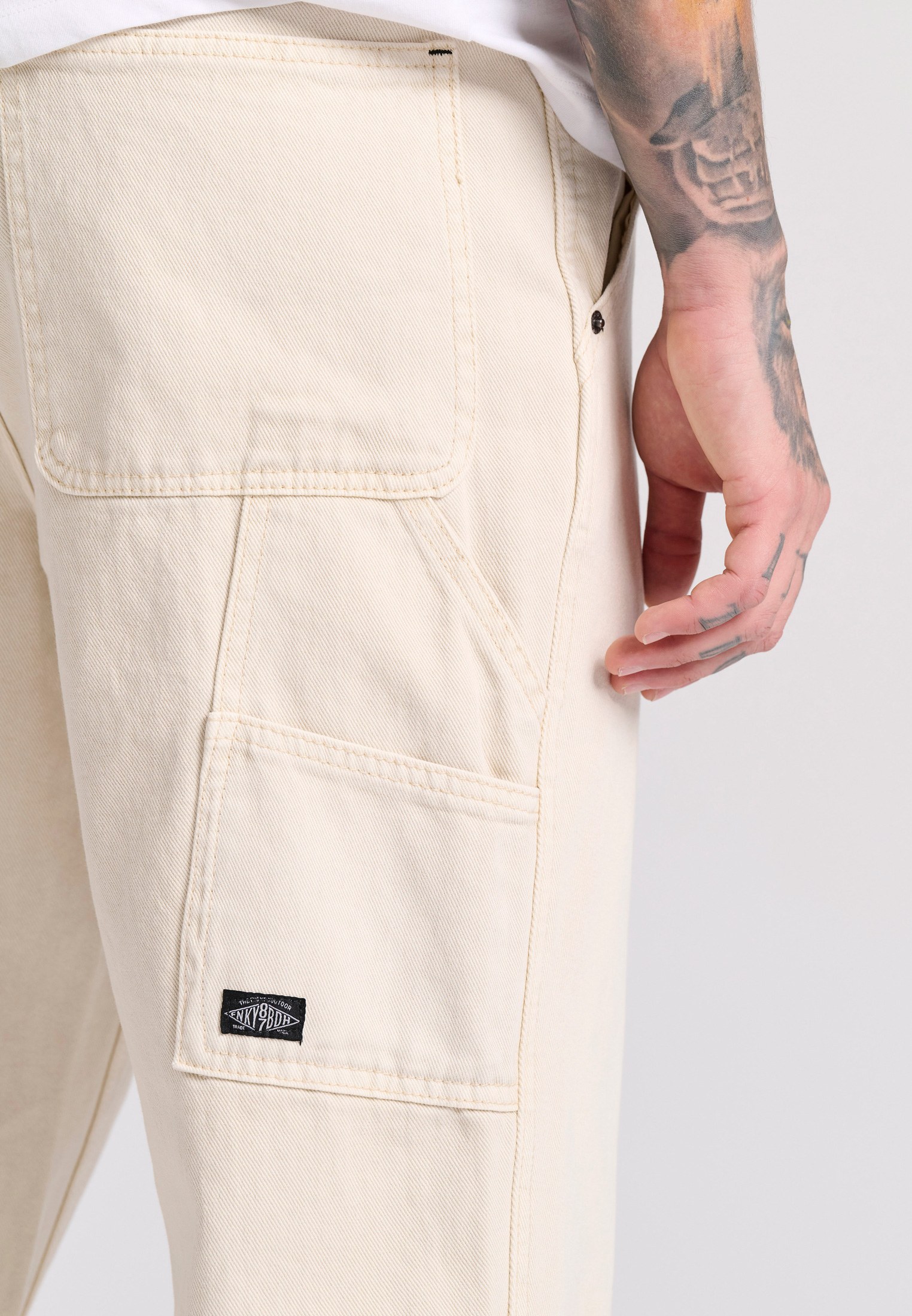 Men's Jeans Funky Buddha White